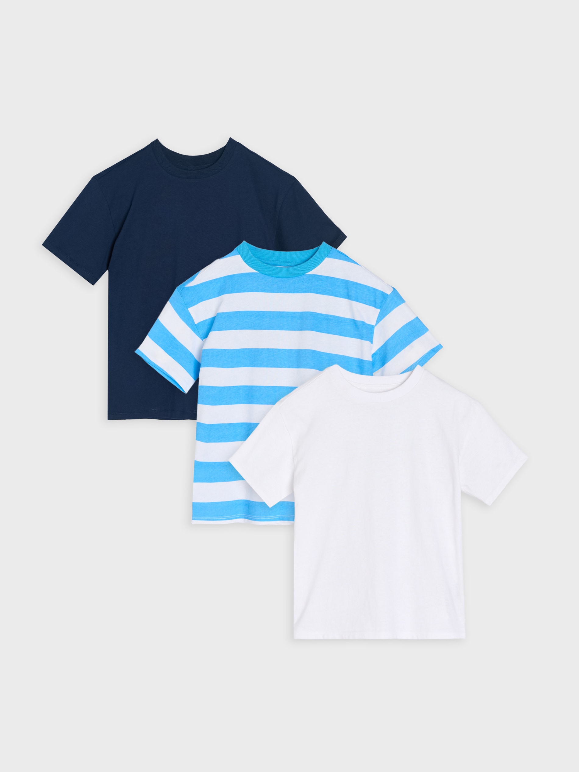 Sinsay - Koszulki 3 pack - mid blue