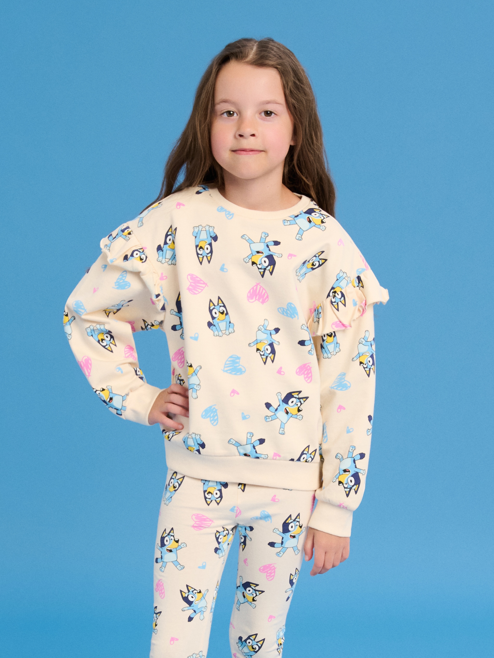 Sinsay - Bluza Bluey - kremowy