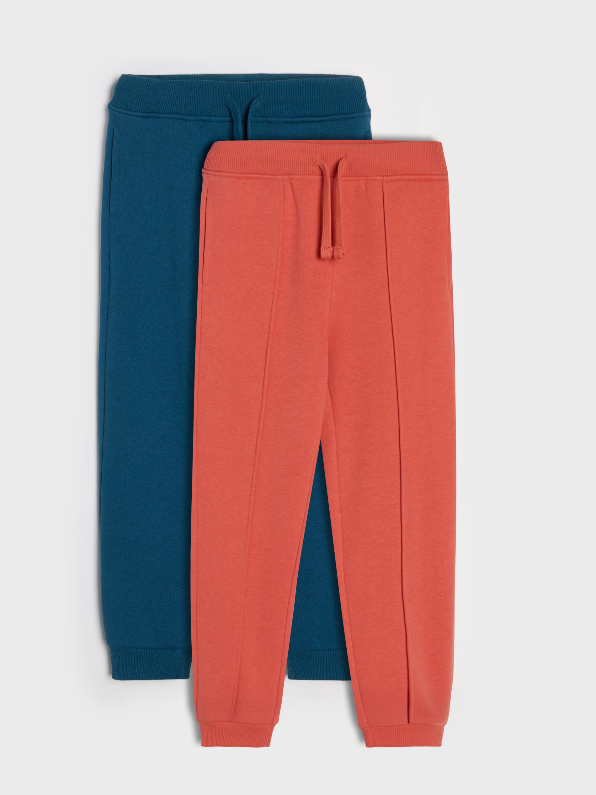 Sinsay - Spodnie dresowe jogger 2 pack - czerwony