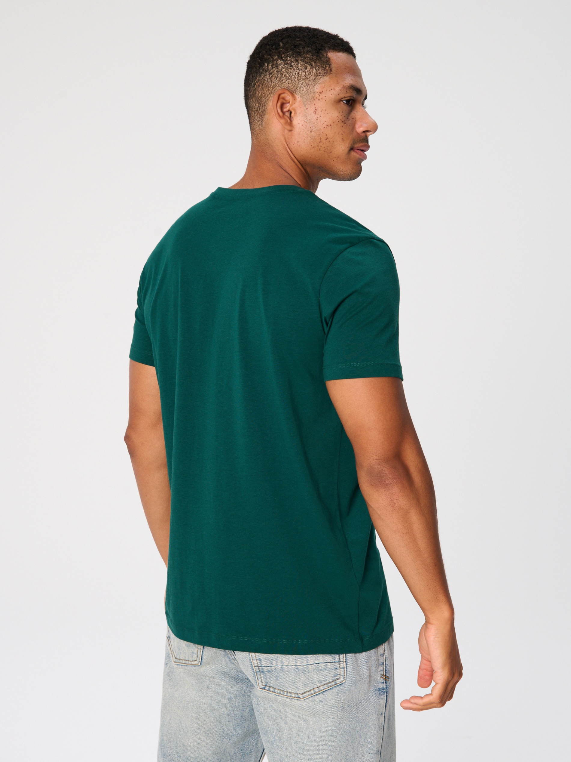 Sinsay - Tricou - Verde-metalizat