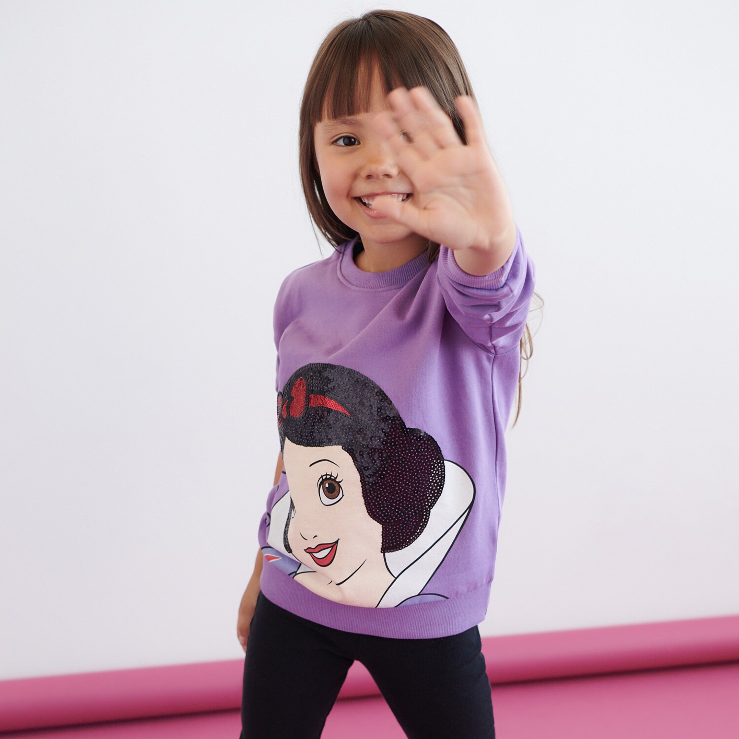 Sinsay - Compleu cu bluză sport și colanți Disney Princess - Violet