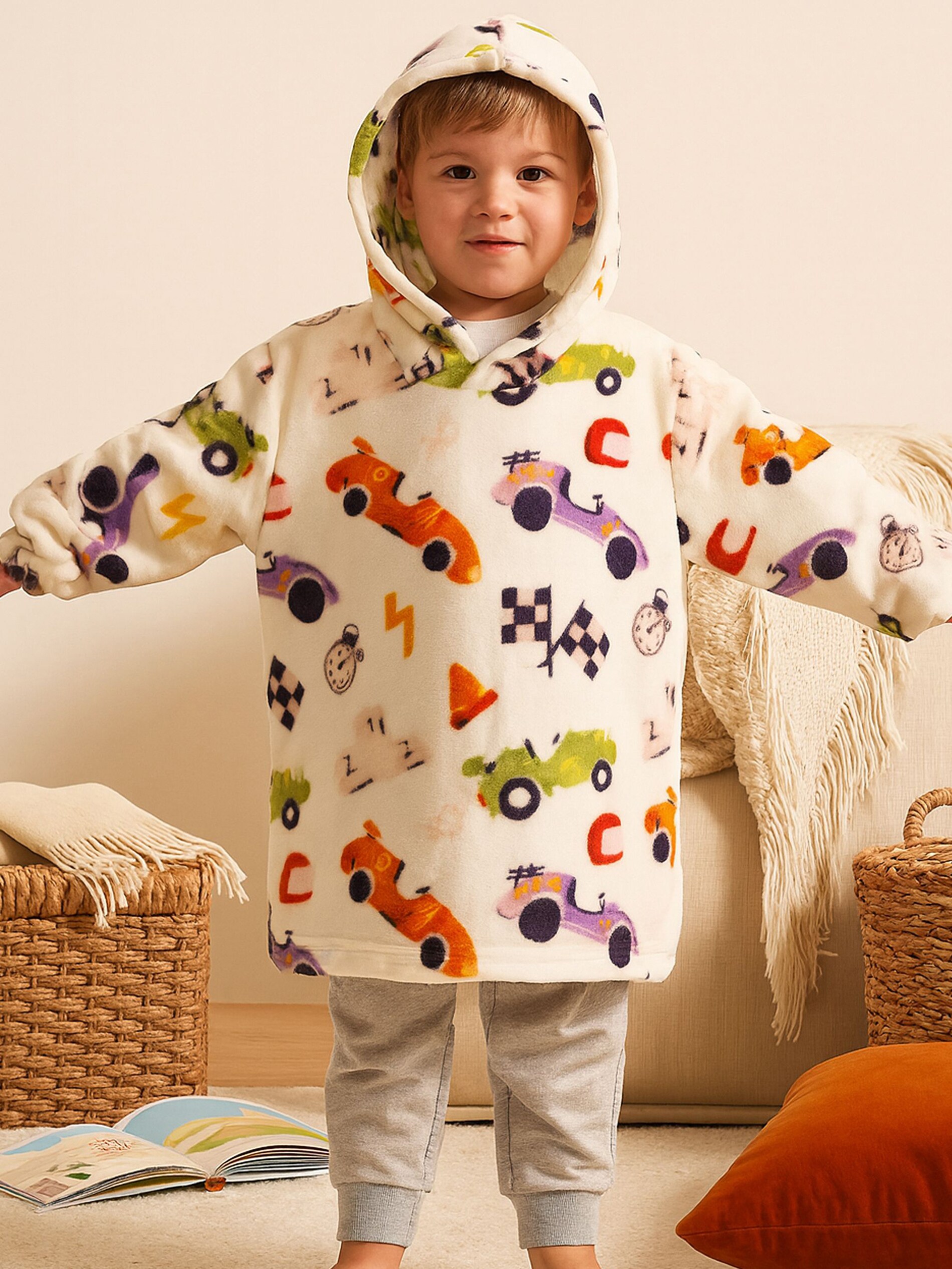 Sinsay - Φούτερ snuddie - πολυχρωμο φωτογραφία