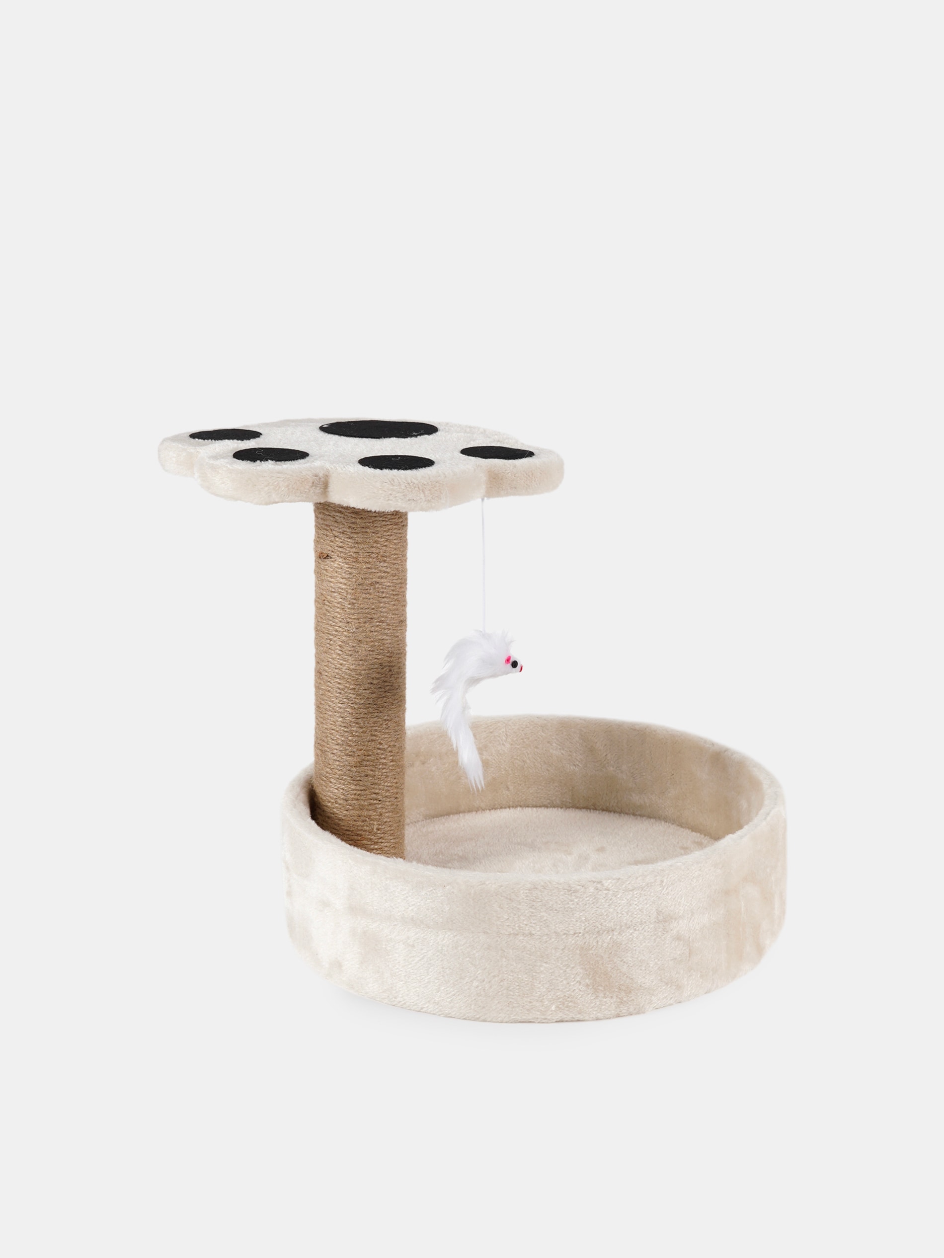 Sinsay - Ονυχοδρόμιο για γάτα με κρεβάτι - μπεζ φωτογραφία