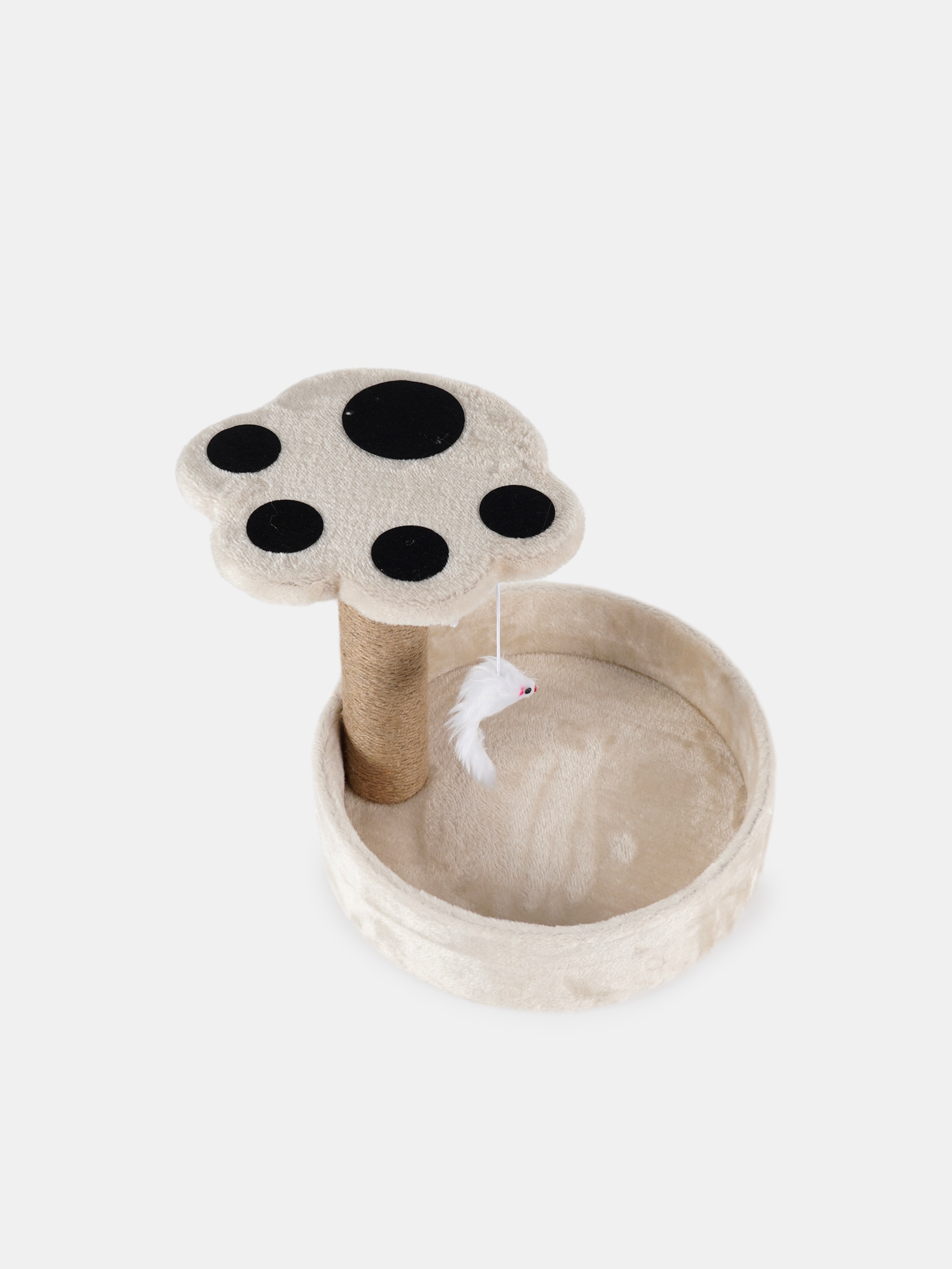 Sinsay - Ονυχοδρόμιο για γάτα με κρεβάτι - μπεζ φωτογραφία