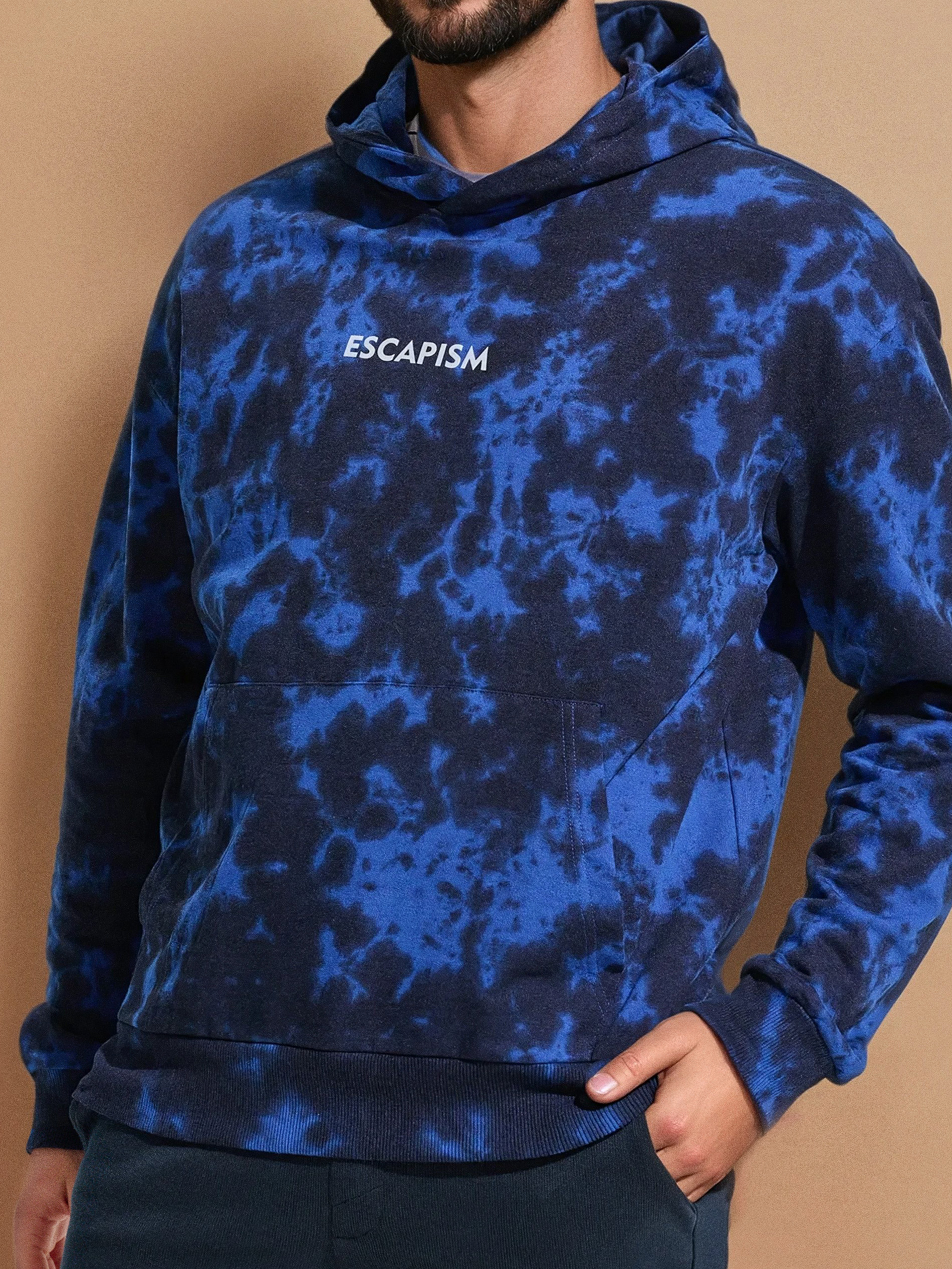 Sinsay - Bluza hoodie z napisem - wielobarwny