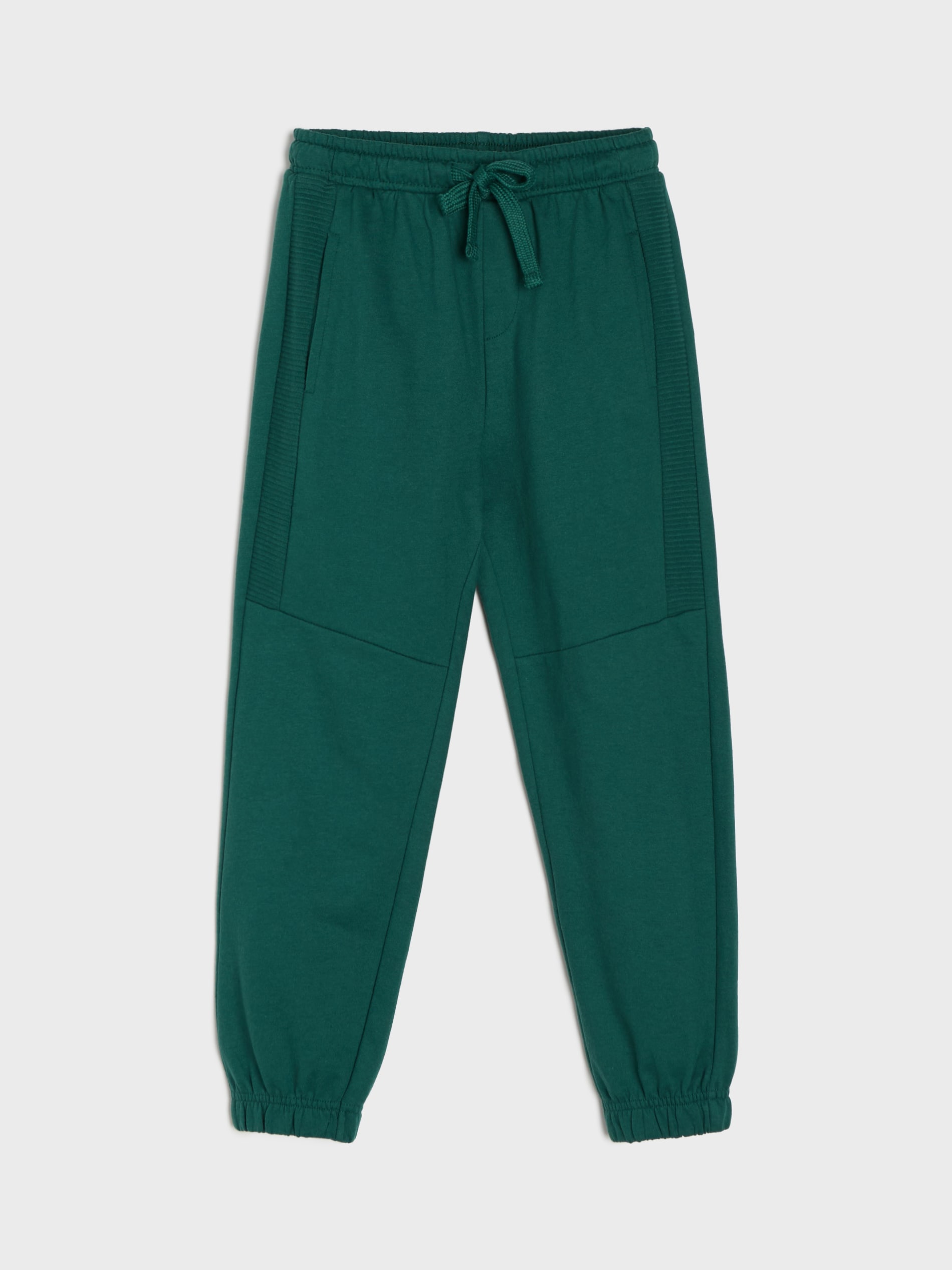 Sinsay - Spodnie dresowe loose - zielony