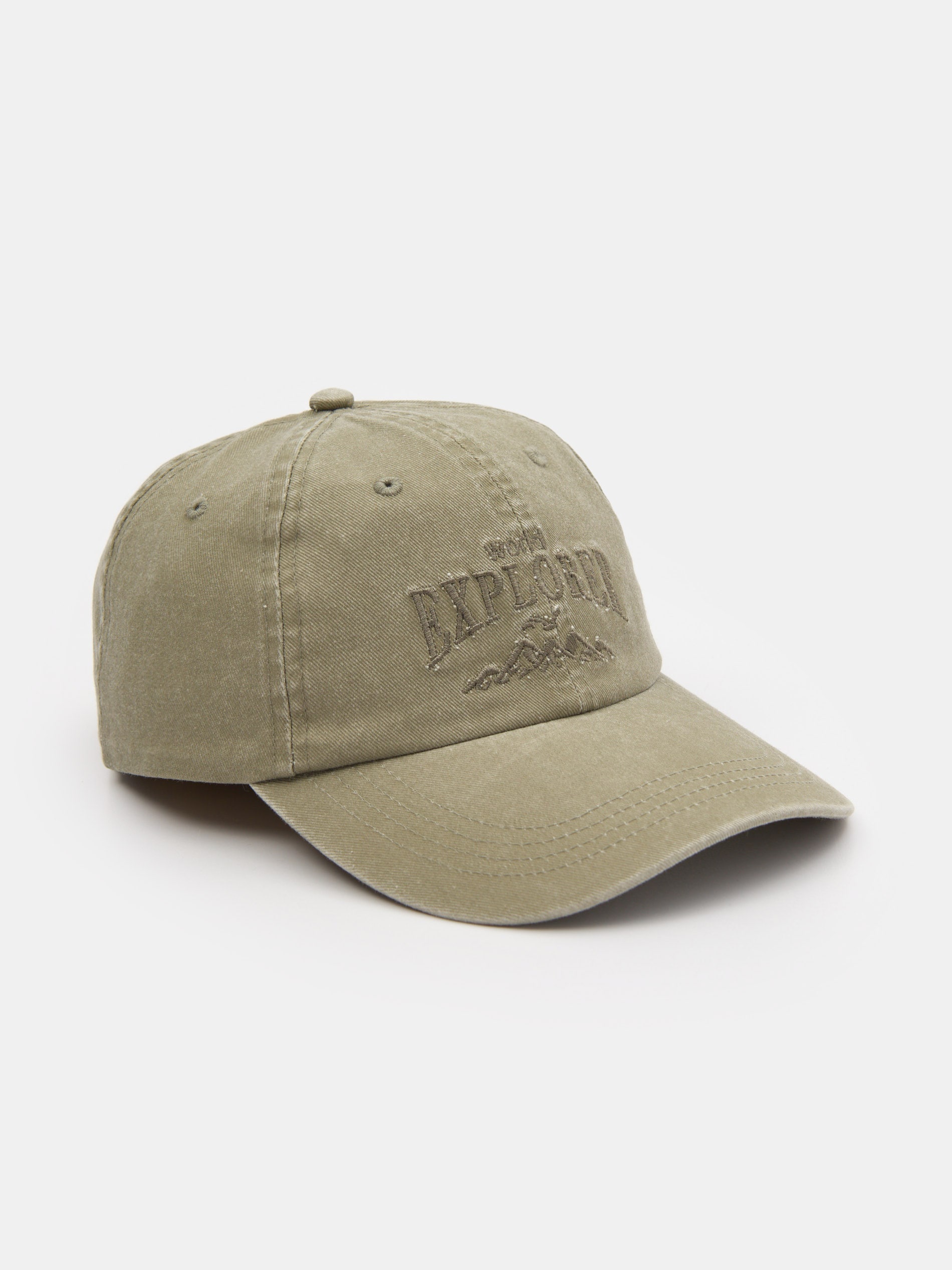 Sinsay - Καπέλο τζόκεϊ - ανοιχτο λαδι φωτογραφία