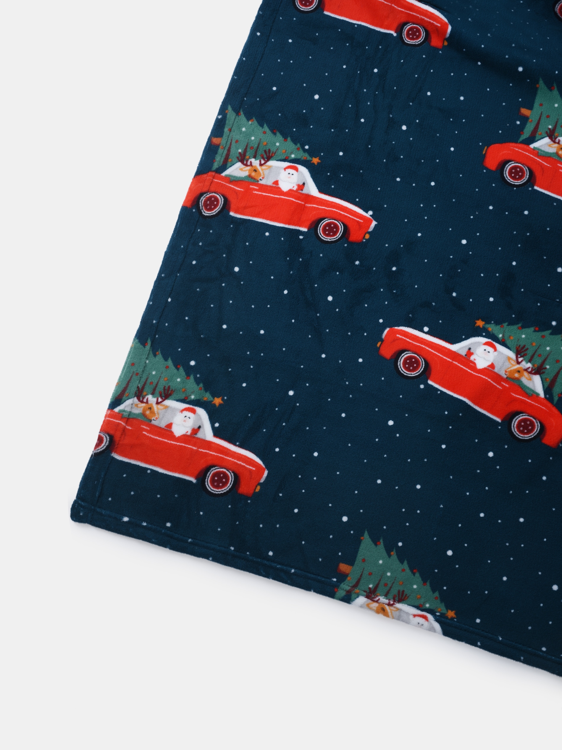 Sinsay - Κουβέρτα με χριστουγεννιάτικο σχέδιο - μπλε φωτογραφία