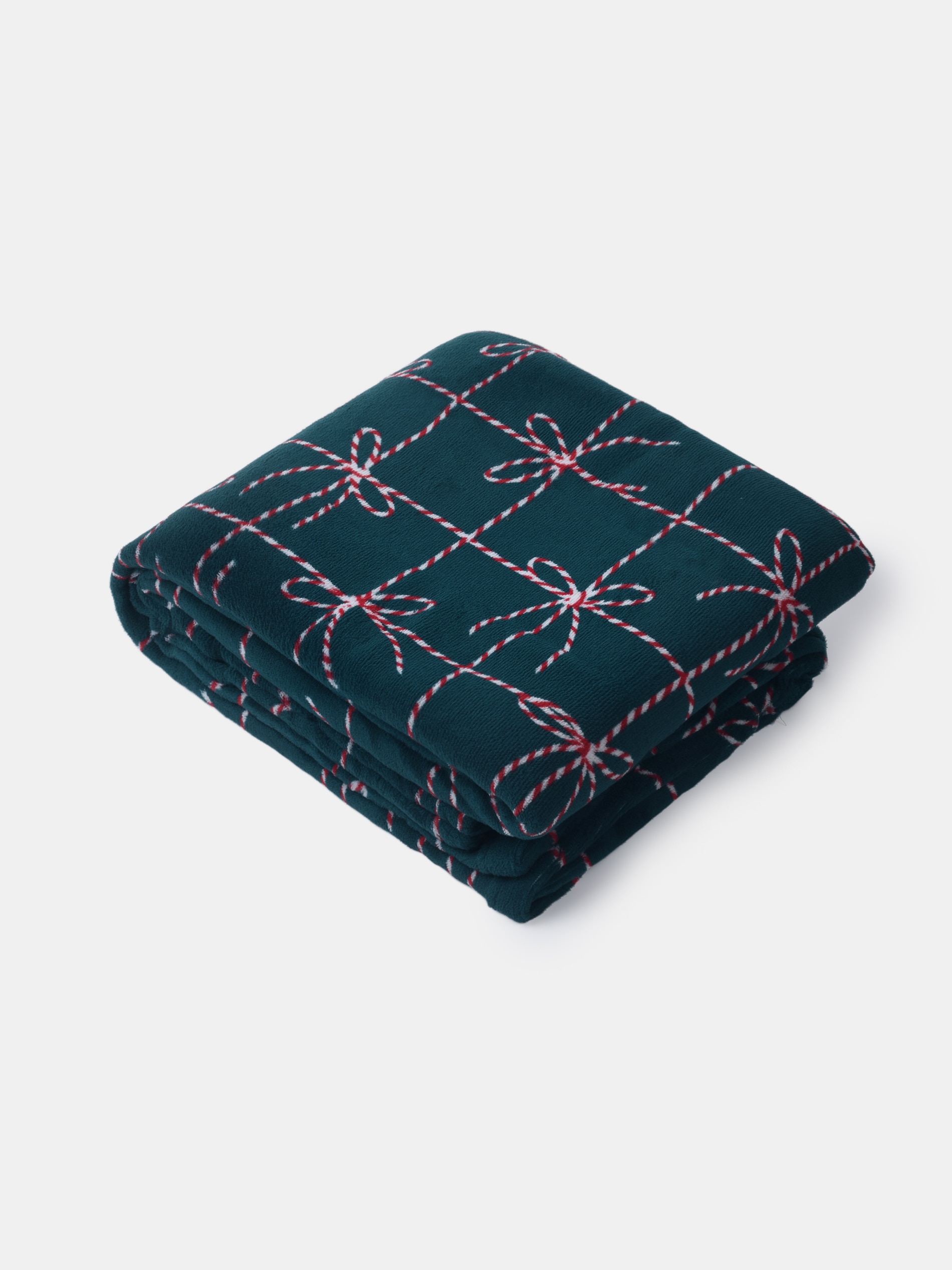 Sinsay - Κουβέρτα με χριστουγεννιάτικο σχέδιο - πρασινο φωτογραφία