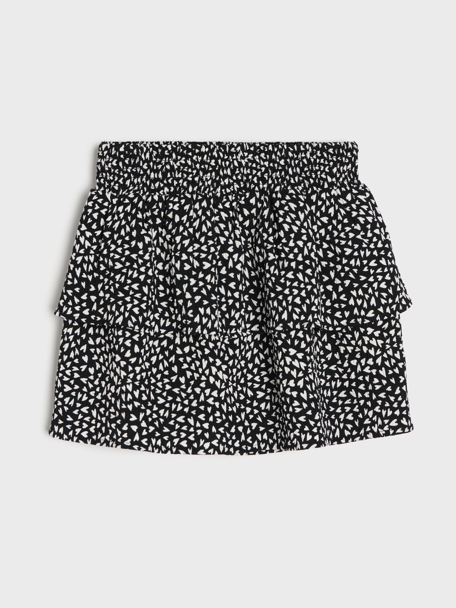 Sinsay - Spódnica mini ze wzorem w serca - wielobarwny