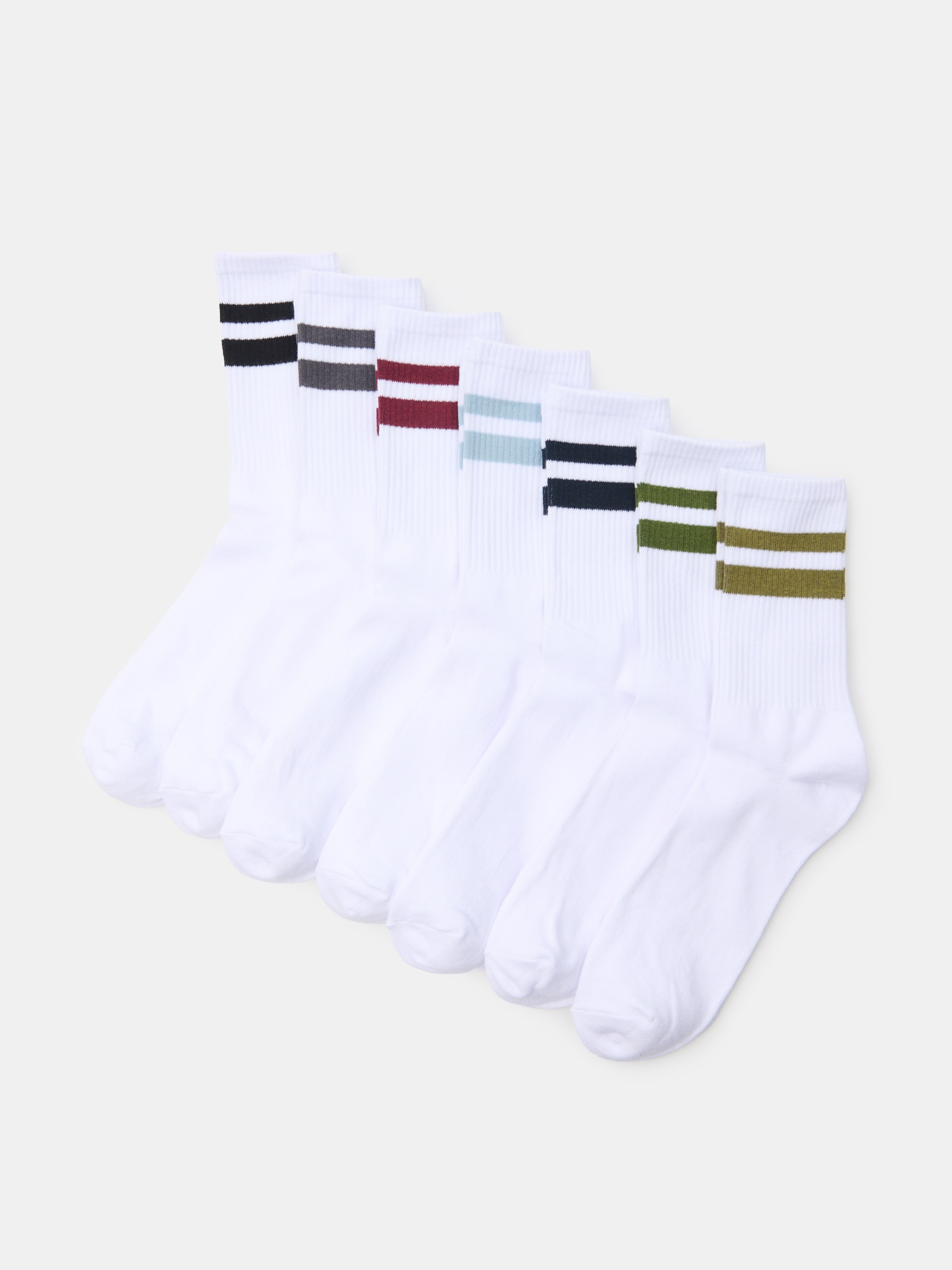 Sinsay - Bawełniane skarpetki 7 pack - wielobarwny