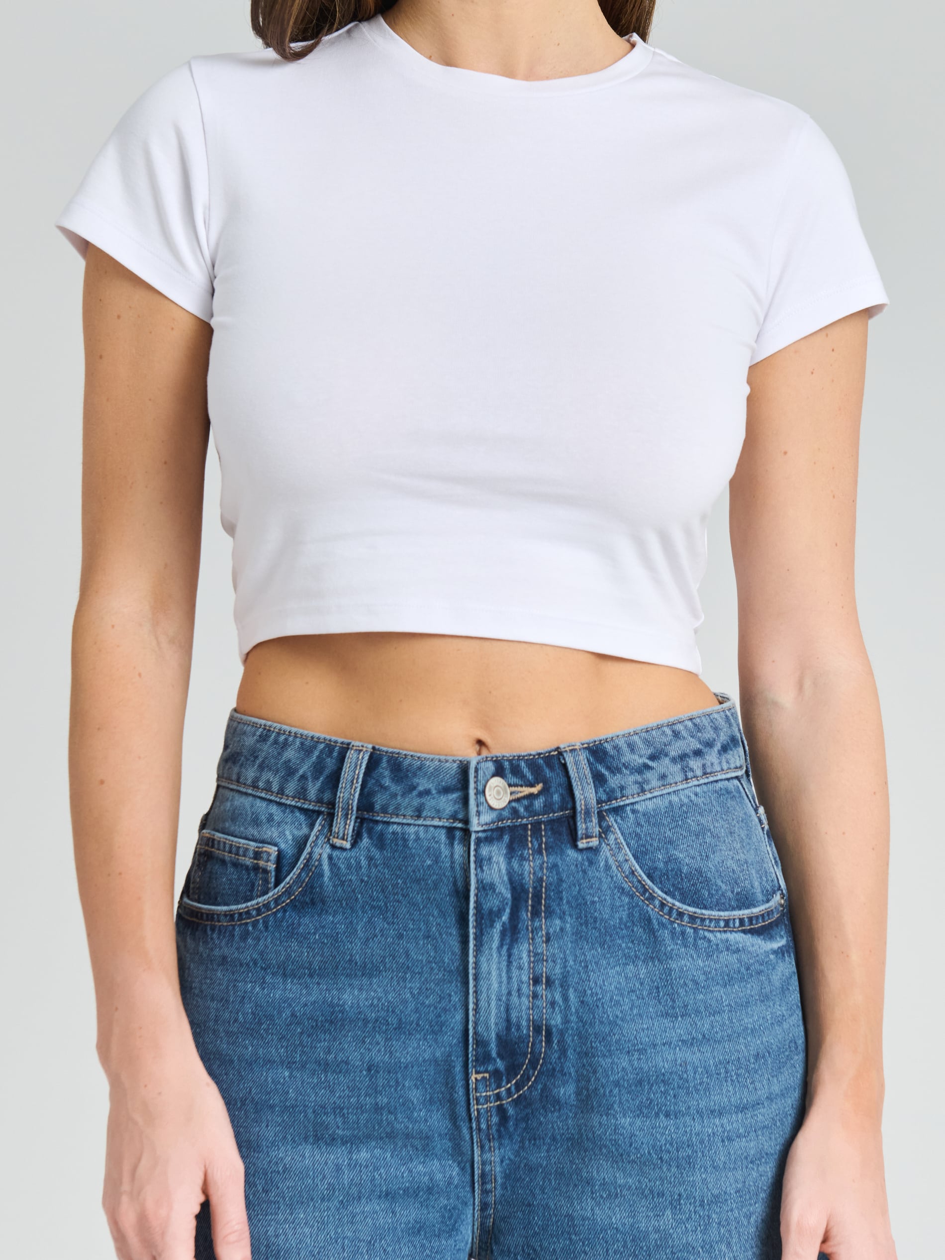 Sinsay - Crop top - λευκο φωτογραφία