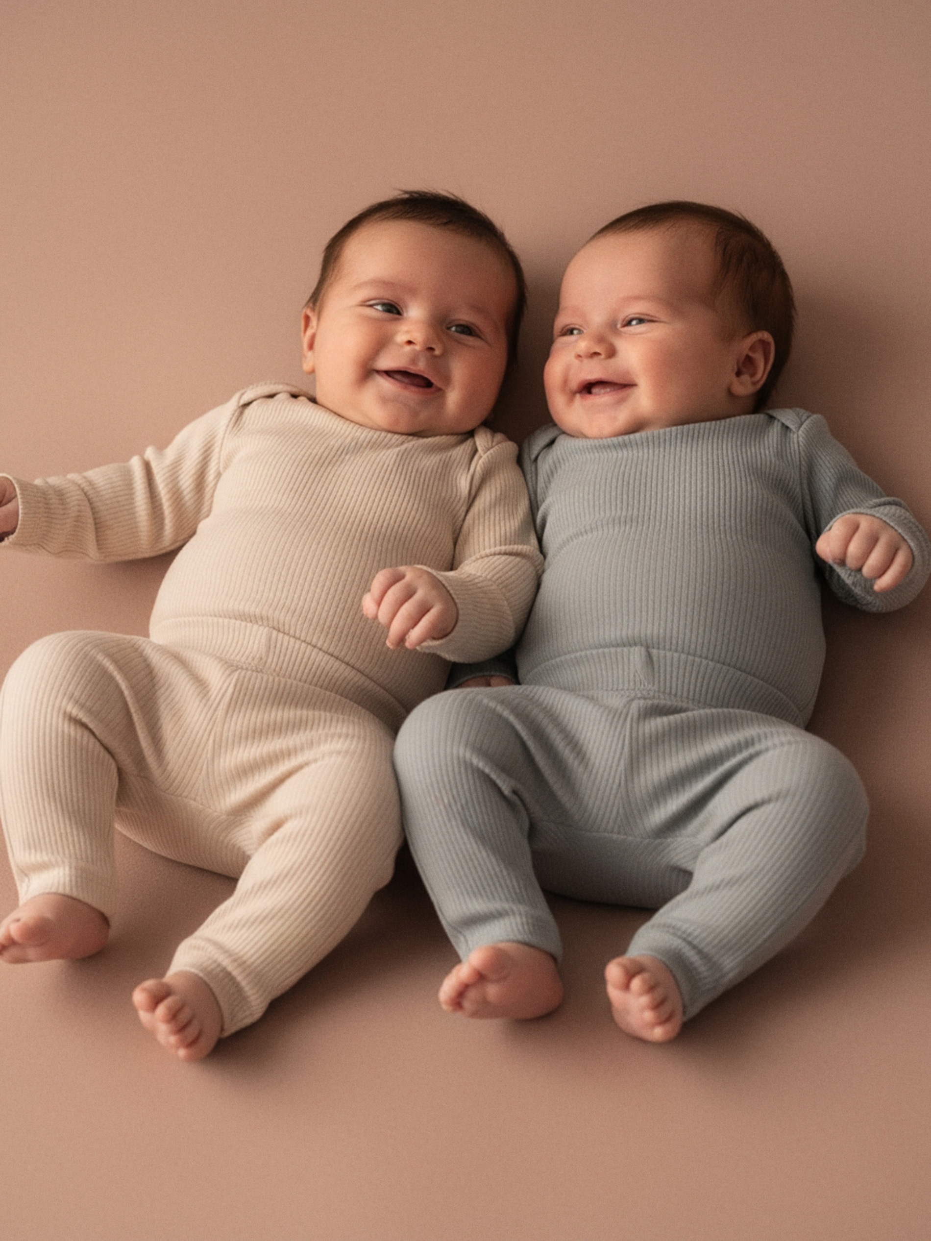 Prążkowane legginsy 2 pack