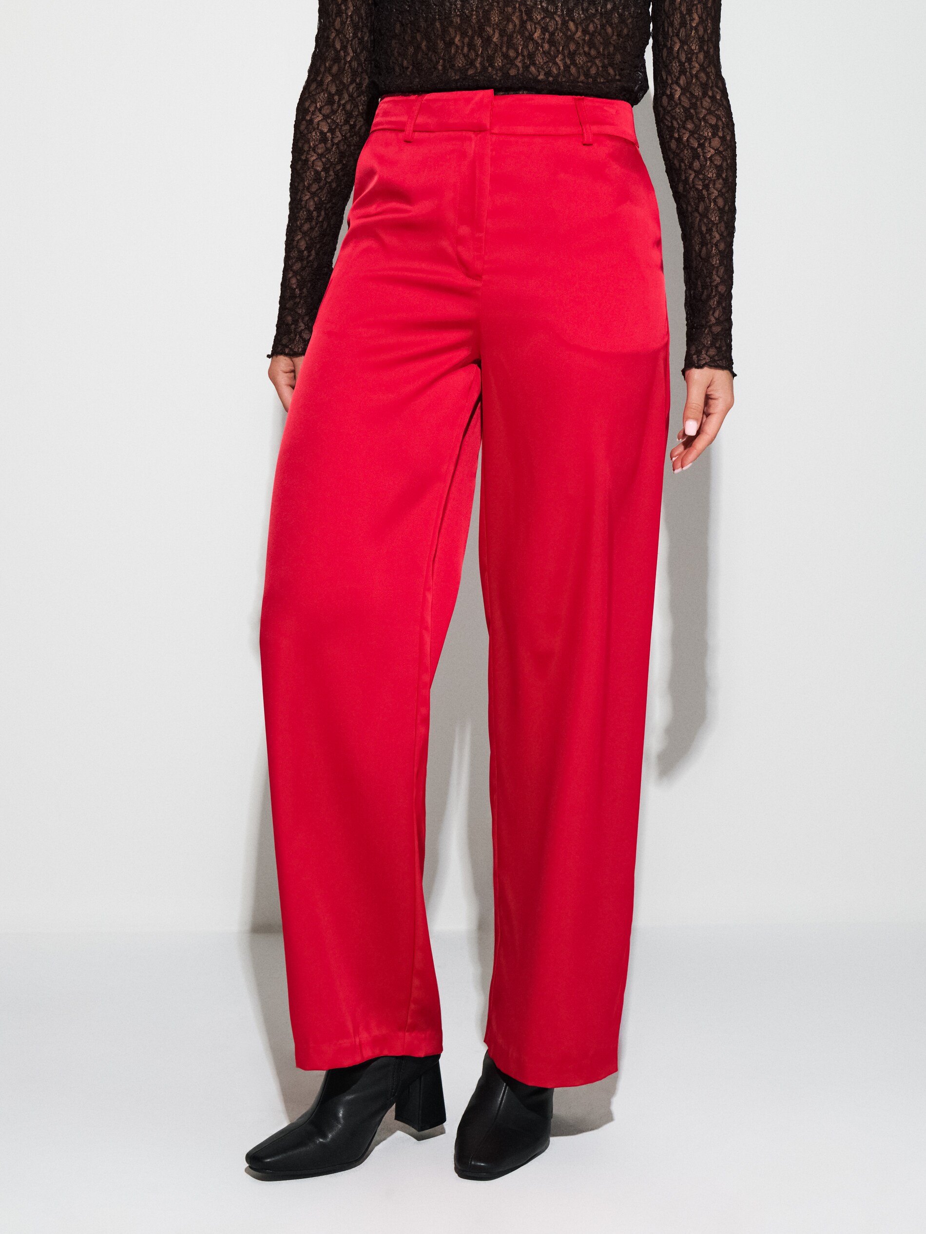 Sinsay - Παντελόνα - κοκκινο φωτογραφία