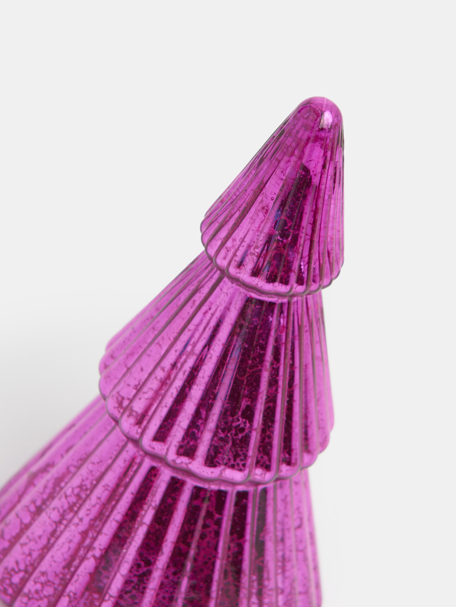 Sinsay - Χριστουγεννιάτικο διακοσμητικό όρθιο σε σχήμα χριστουγεννιάτικου δέντρου - σκουρο βιολετι φωτογραφία