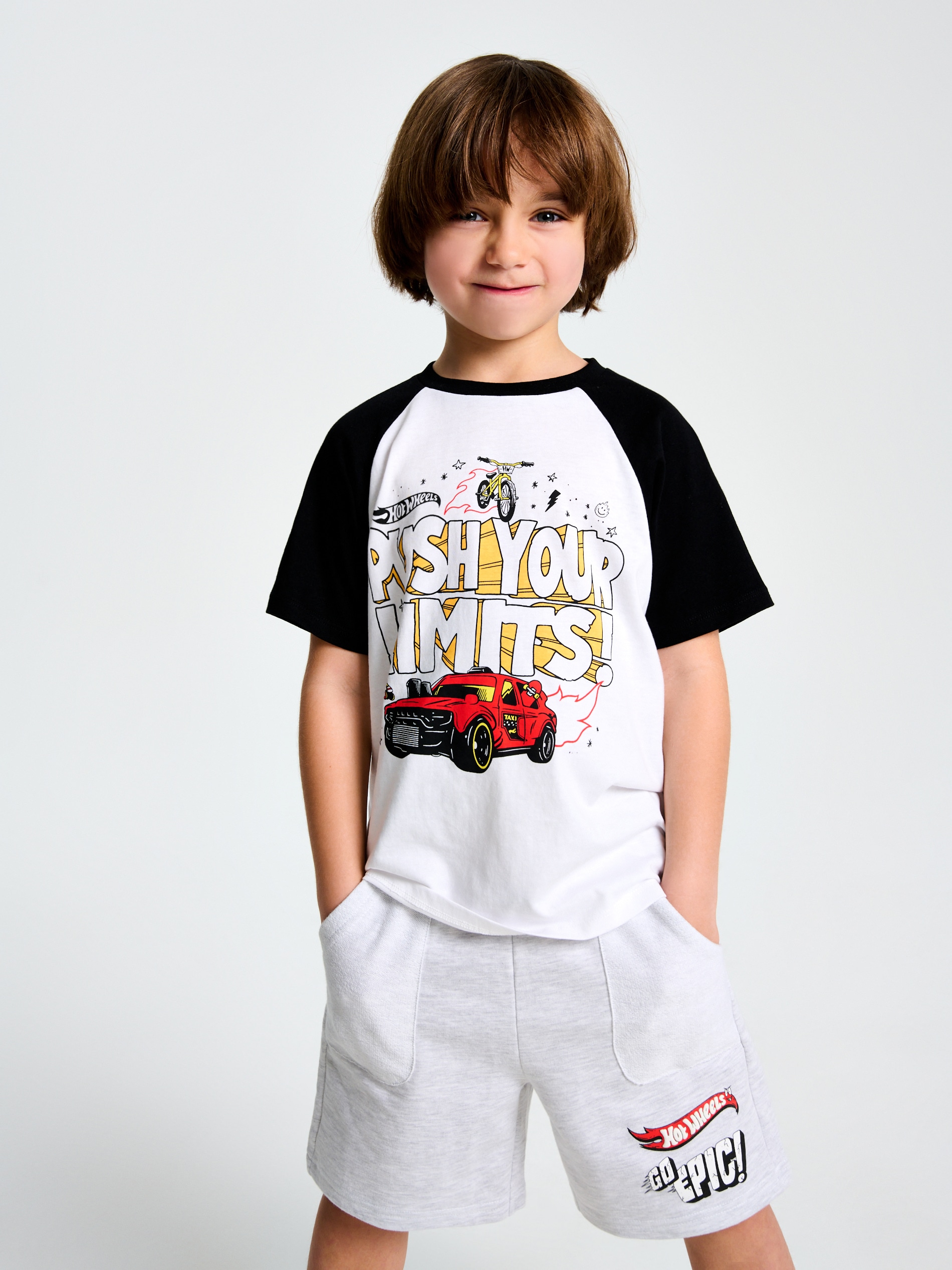 Sinsay - Szorty Hot Wheels - szary