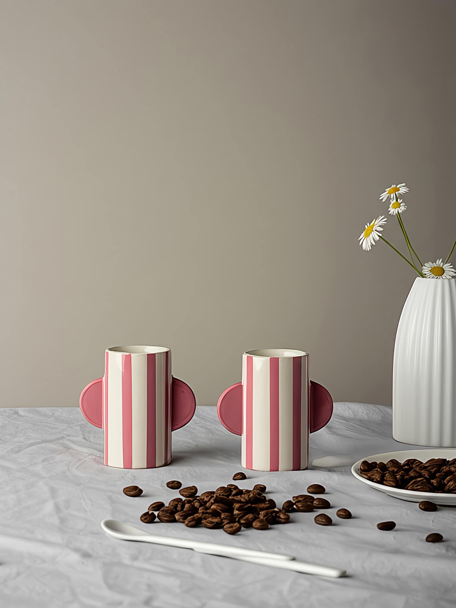 Sinsay - Κηροπήγια 2 τεμάχια - ροζ φωτογραφία