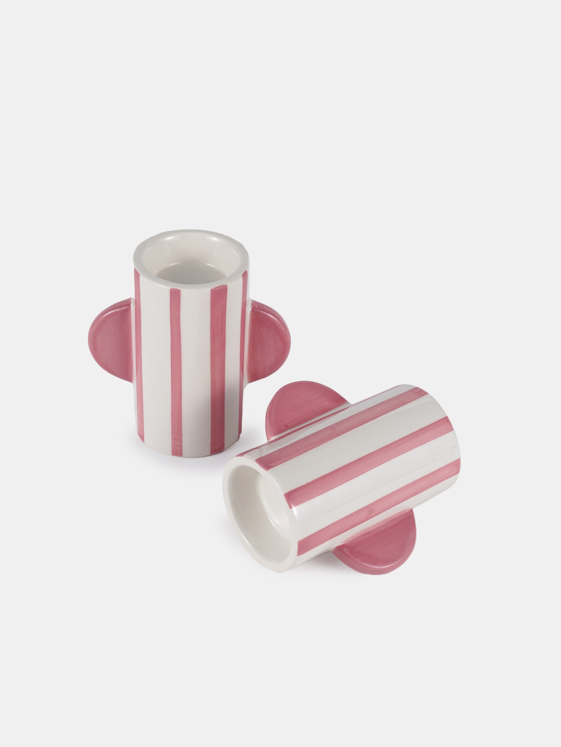 Sinsay - Κηροπήγια 2 τεμάχια - ροζ φωτογραφία