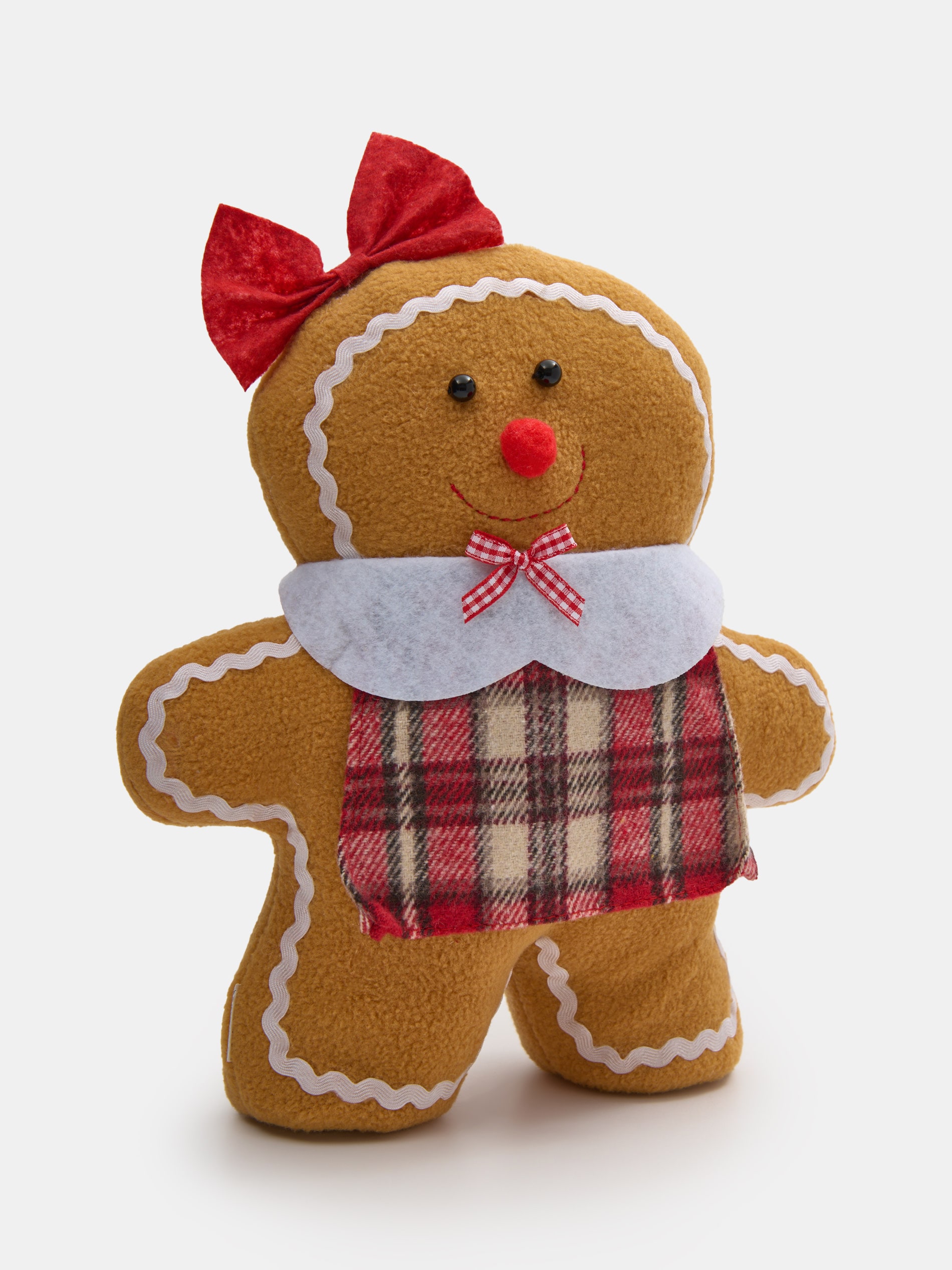 Sinsay - Χριστουγεννιάτικο διακοσμητικό σε σχήμα ανδρείκελου από μπισκότο τζίντζερ - κοκκινο φωτογραφία