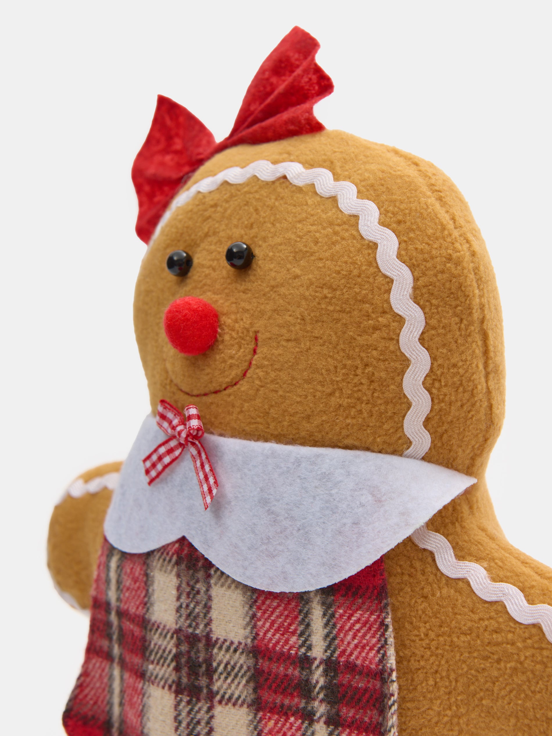 Sinsay - Χριστουγεννιάτικο διακοσμητικό σε σχήμα ανδρείκελου από μπισκότο τζίντζερ - κοκκινο φωτογραφία