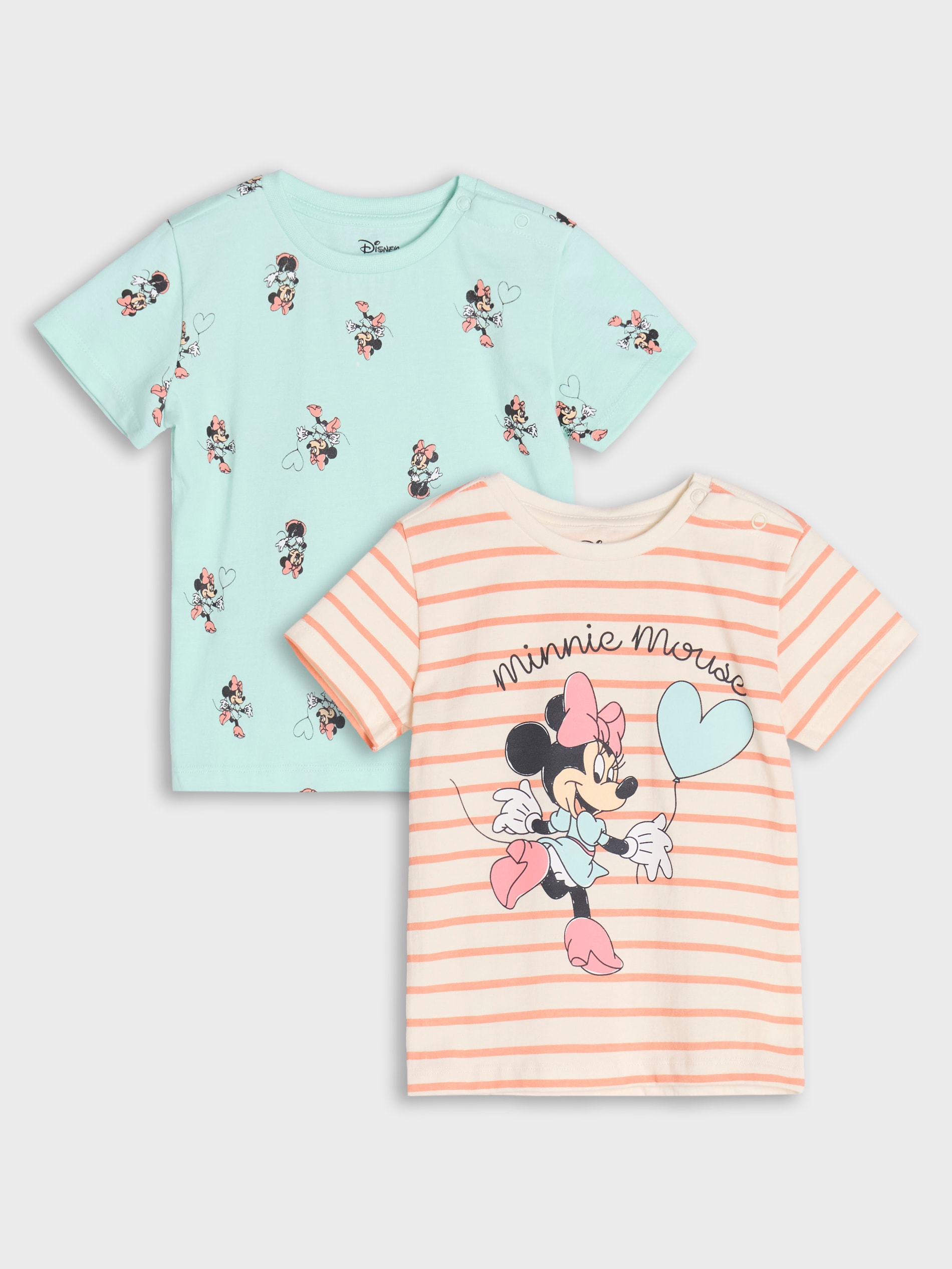 Sinsay - Koszulka Disney 2 pack - kremowy