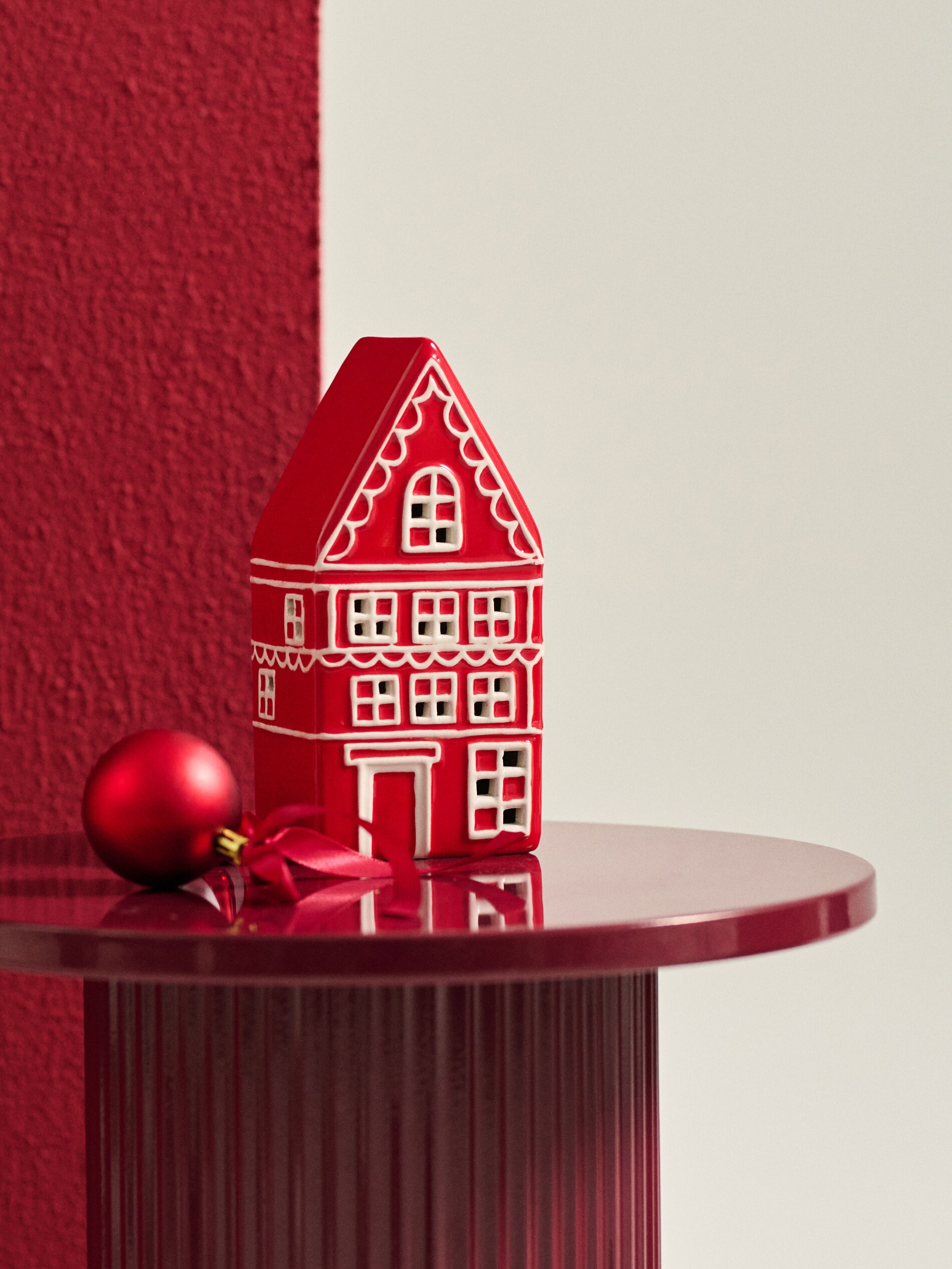 Sinsay - Χριστουγεννιάτικη διακόσμηση - κοκκινο φωτογραφία