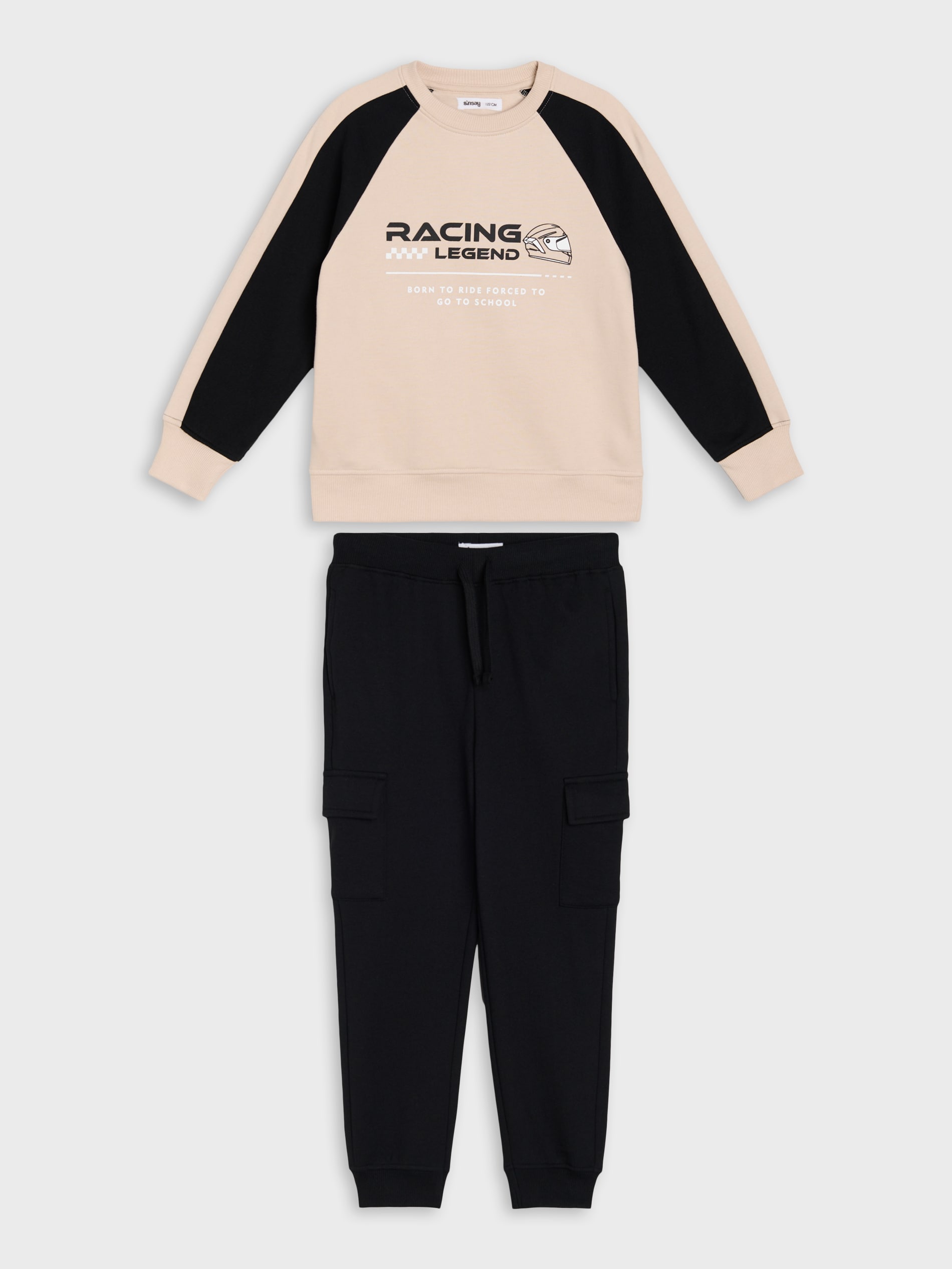 Sinsay - Komplet dresowy - czarny