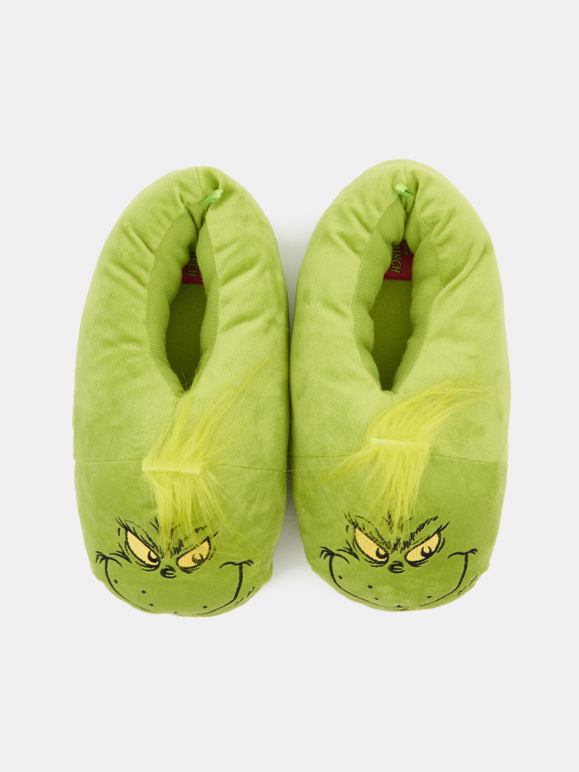 Sinsay - Ζεστές παντόφλες με χριστουγεννιάτικο μοτίβο Grinch - κιτρινο πρασινο φωτογραφία