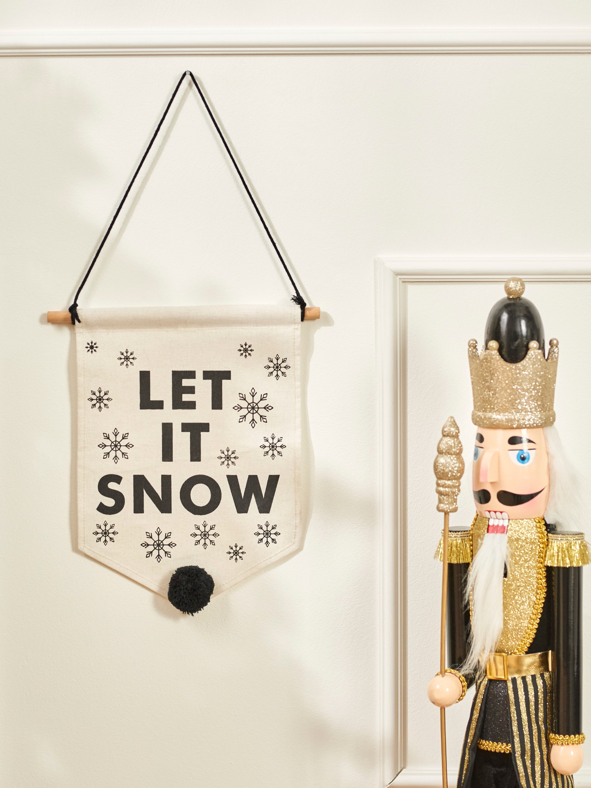 Sinsay - Χριστουγεννιάτικη διακόσμηση τοίχου με κείμενο - λευκο φωτογραφία