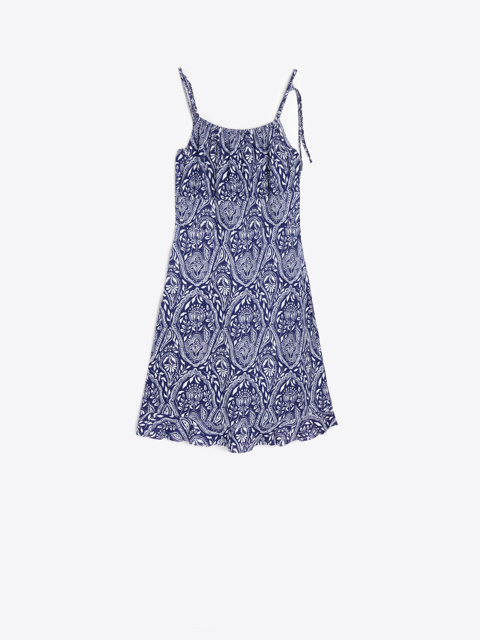 Sinsay - Μίνι φόρεμα με σχέδιο - μπλε φωτογραφία