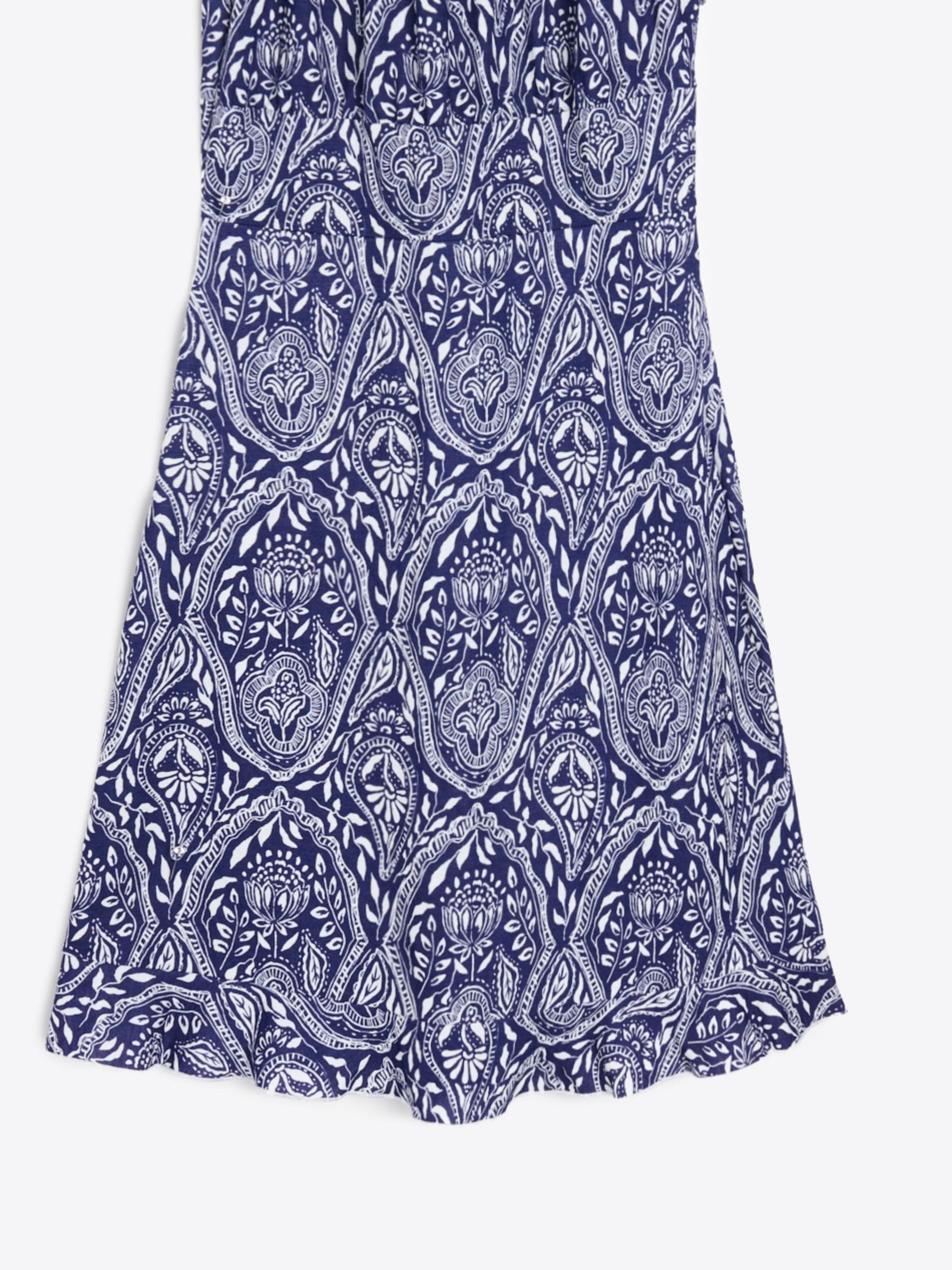 Sinsay - Μίνι φόρεμα με σχέδιο - μπλε φωτογραφία