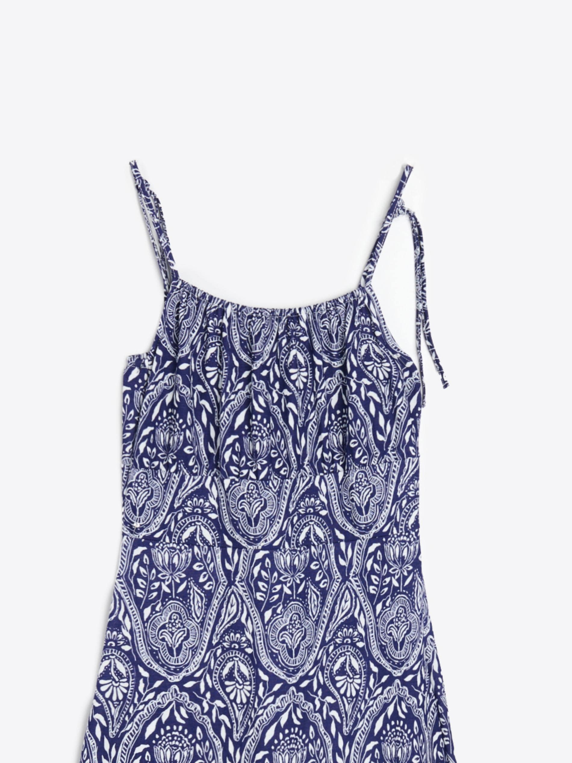 Sinsay - Μίνι φόρεμα με σχέδιο - μπλε φωτογραφία