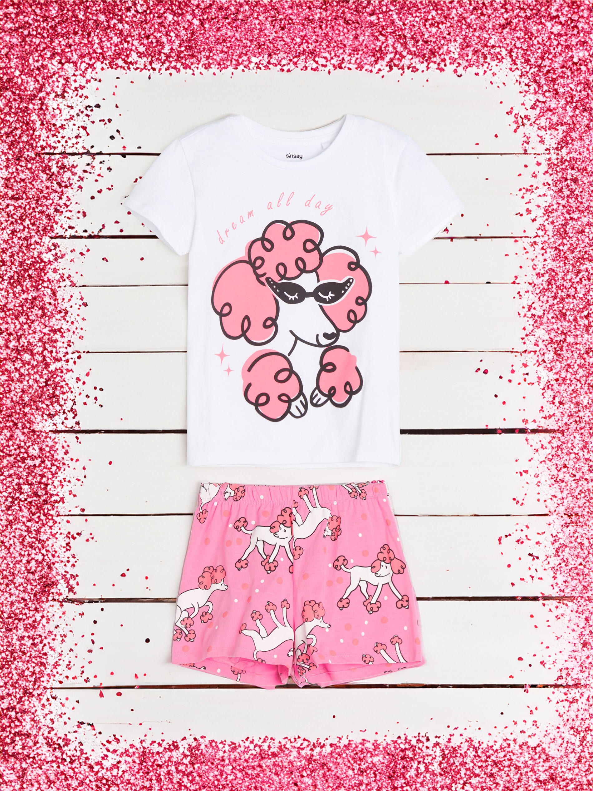 Sinsay - Piżama - biały