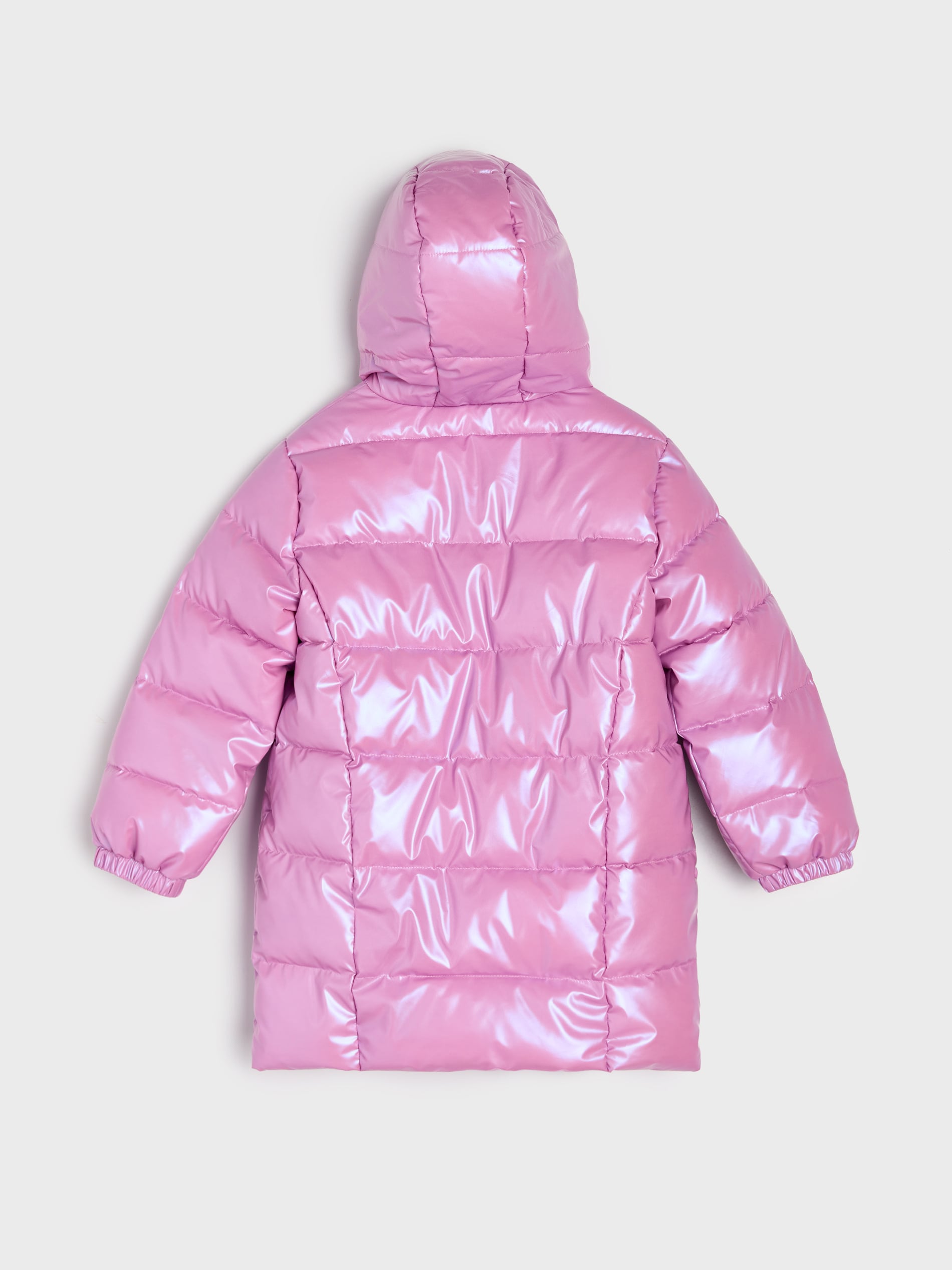 Sinsay - Ραμμένο παλτό με τεχνητό χνούδι - ροζ παστελ φωτογραφία