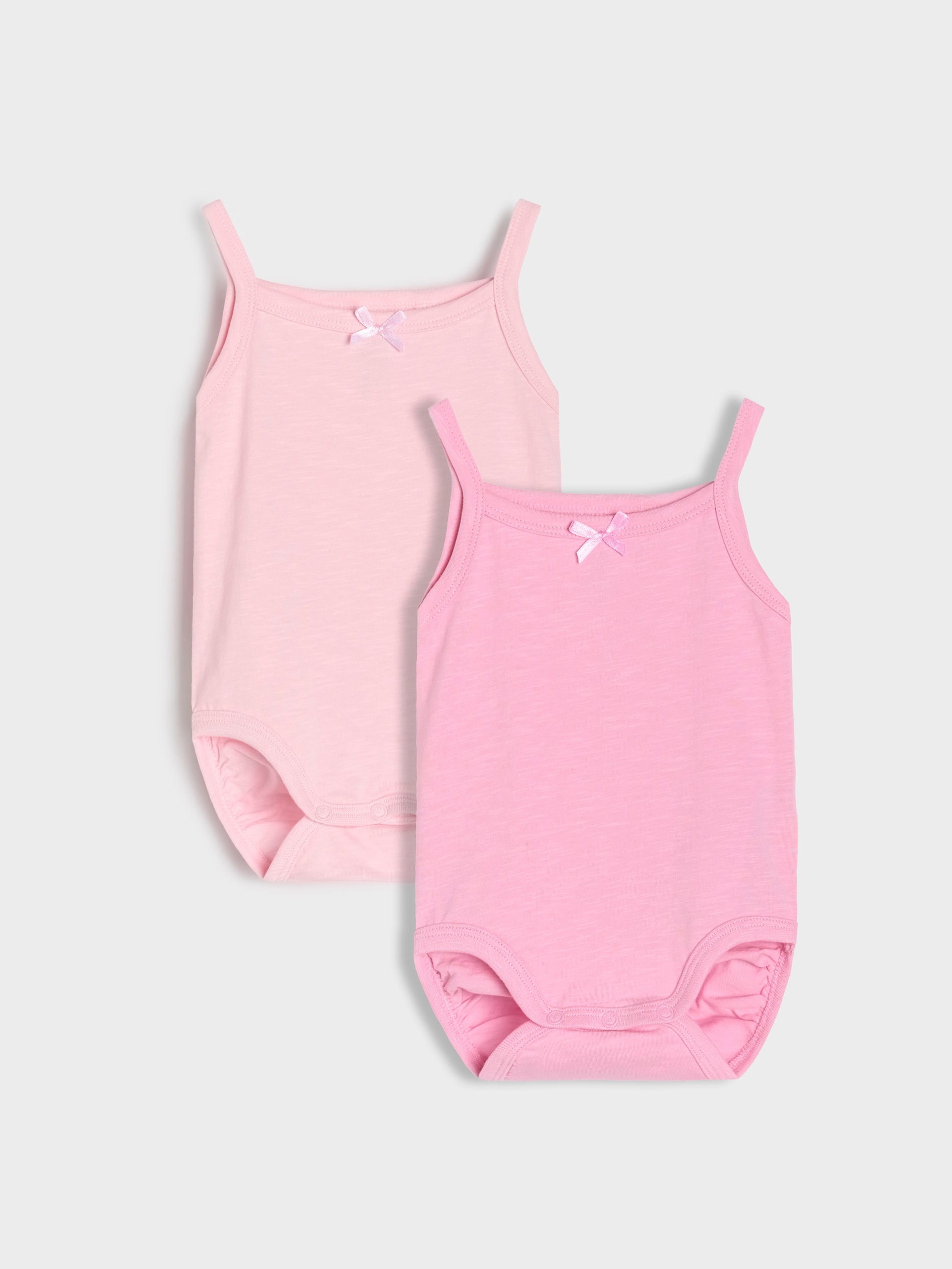 Sinsay - Body na ramiączkach 2 pack - różowy