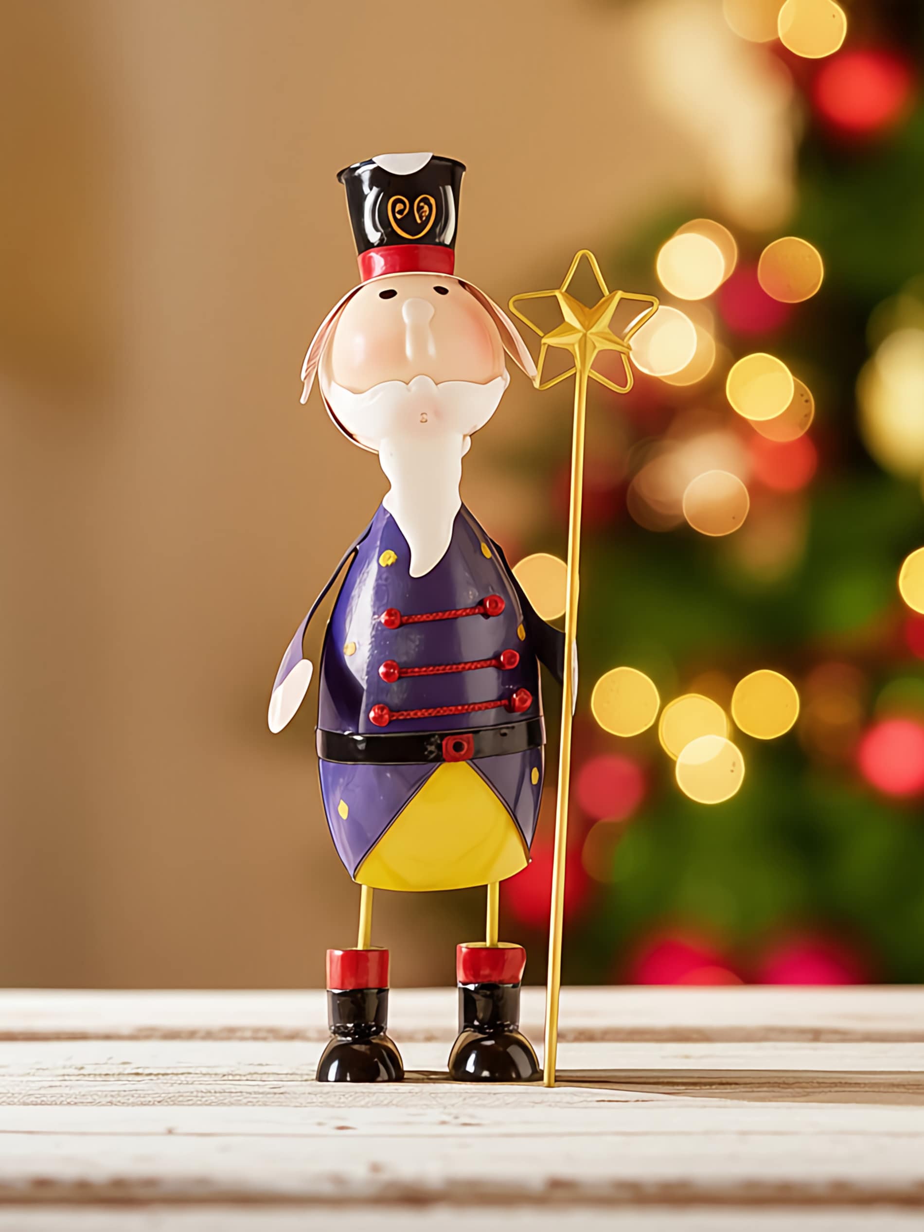 Sinsay - Χριστουγεννιάτικο διακοσμητικό όρθιο με μοτίβο καρυοθραύστη - πολυχρωμο φωτογραφία