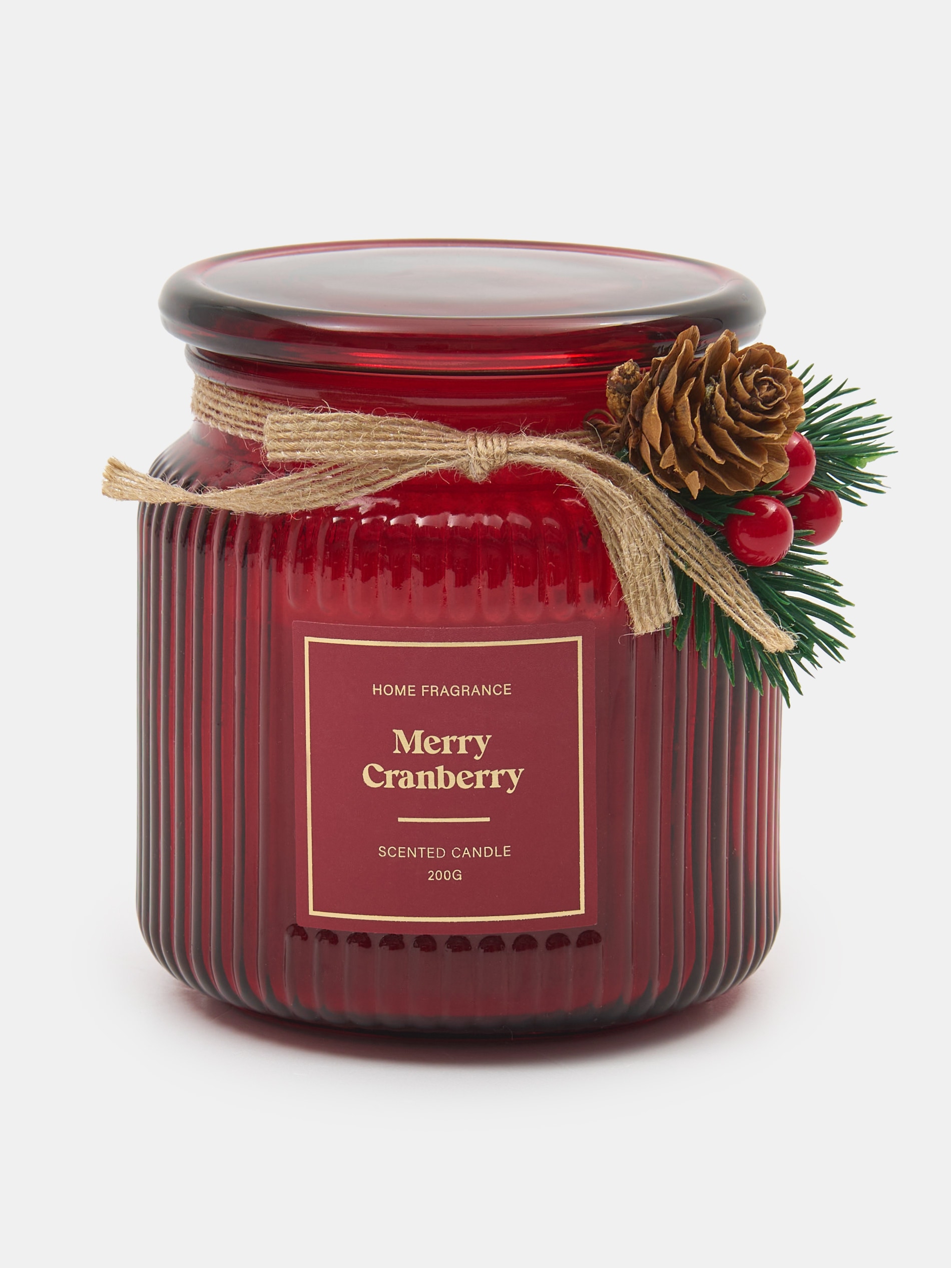 Sinsay - Αρωματικό κερί Merry Cranberry - κοκκινο φωτογραφία