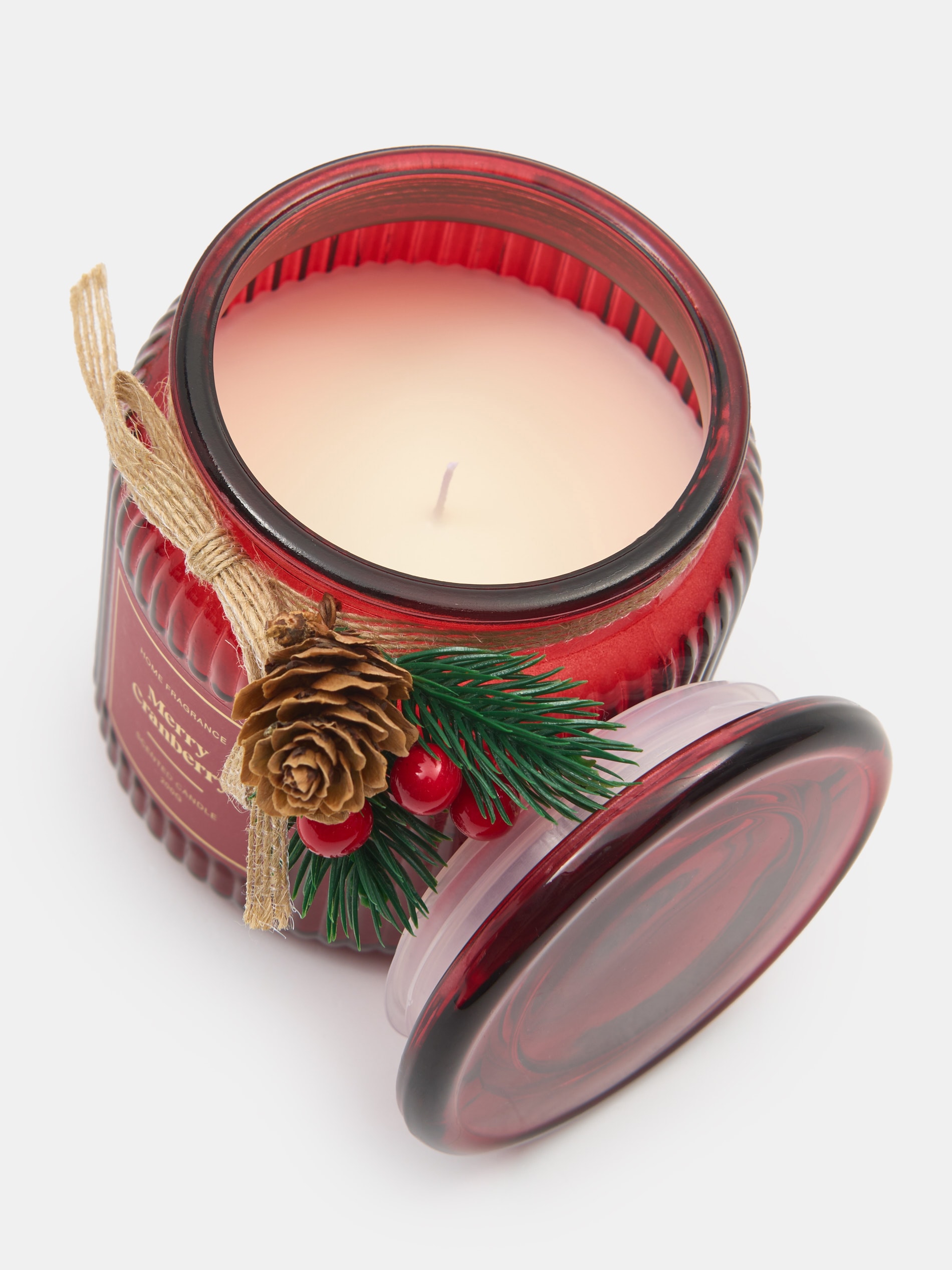 Sinsay - Αρωματικό κερί Merry Cranberry - κοκκινο φωτογραφία