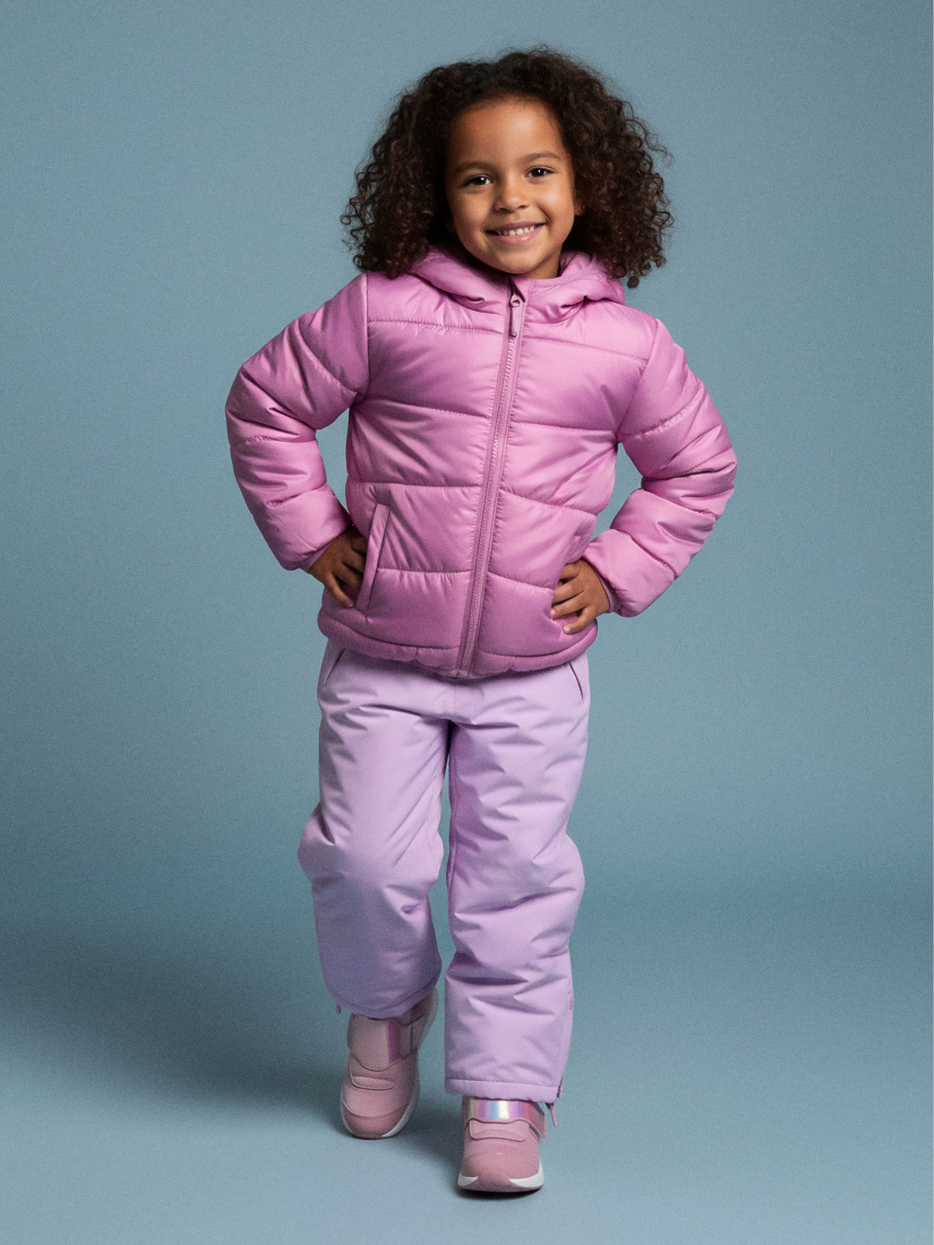 Sinsay - Επενδεδυμένο παντελόνι χειμώνα - λιλα φωτογραφία