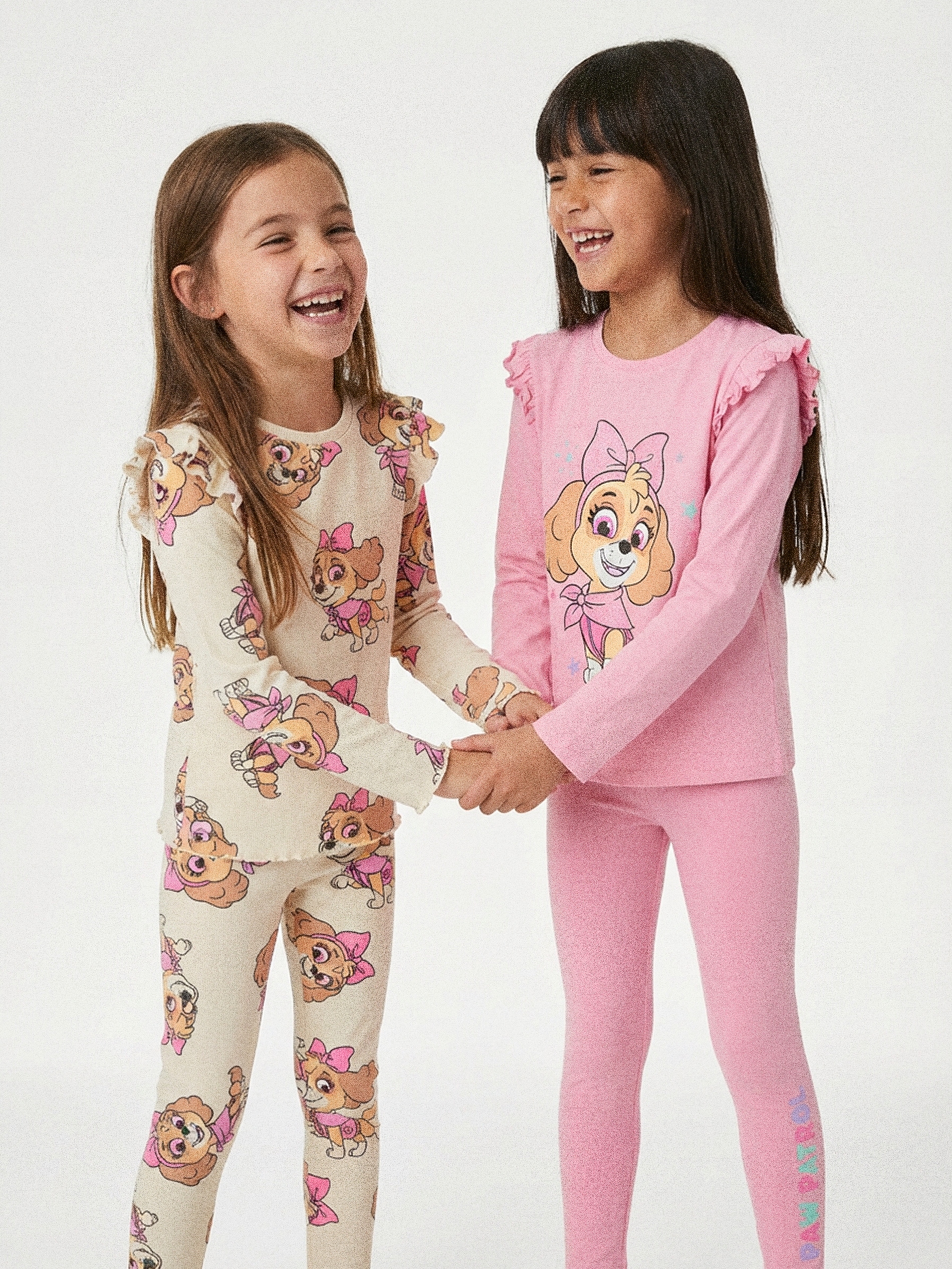 Sinsay - Bawełniane koszulki z nadrukiem 2 pack PAW Patrol - różowy