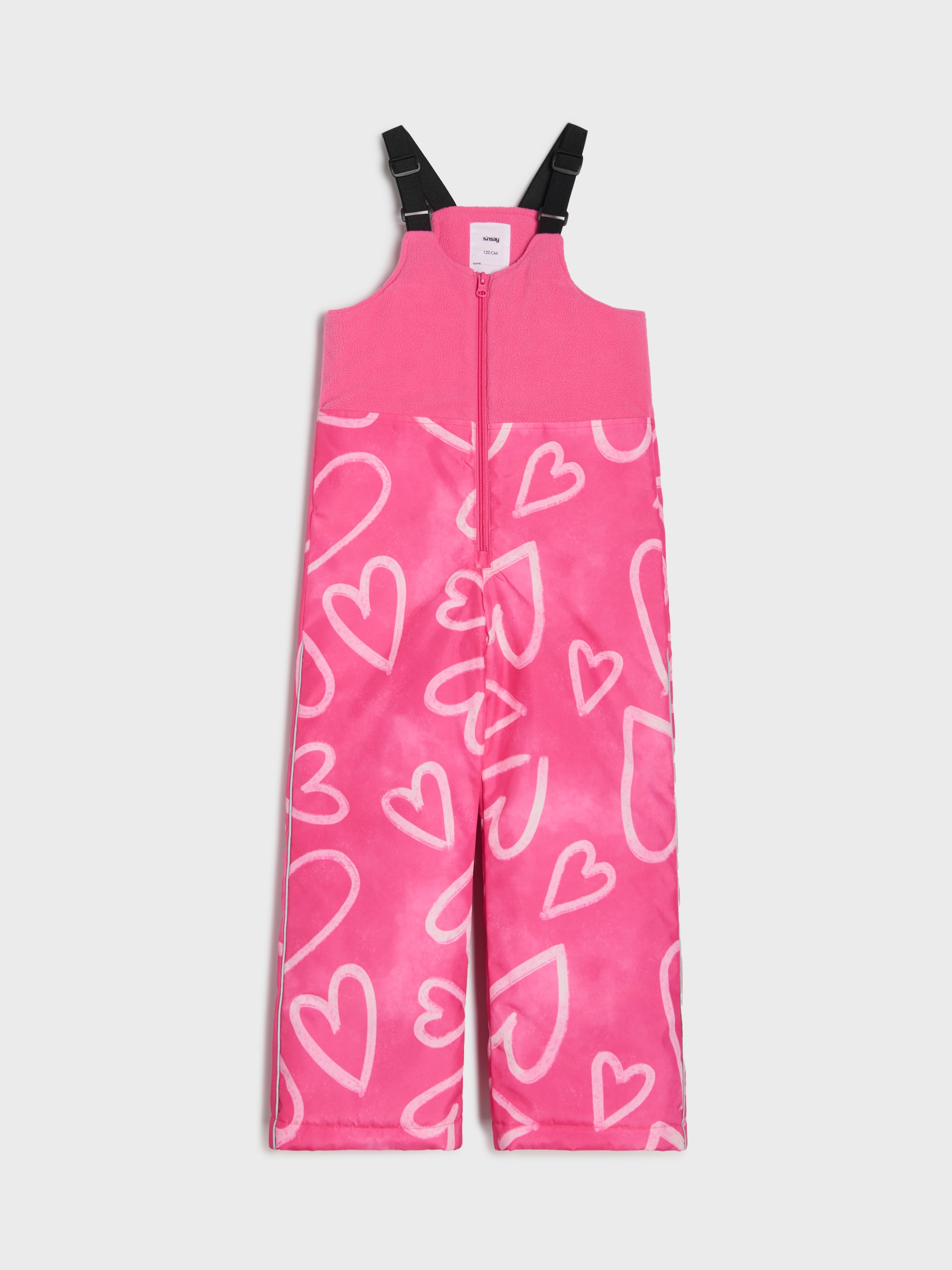 Sinsay - Παντελόνι με τιράντες - ροζ φωτογραφία