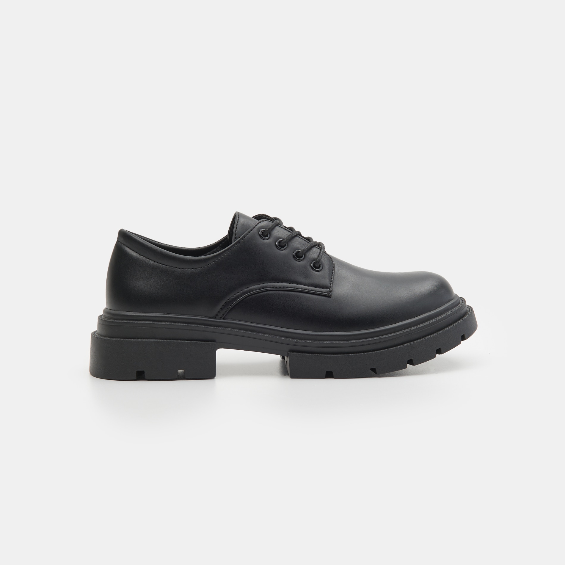 Sinsay – Pantofi derby din piele ecologică – Negru Acc imagine noua