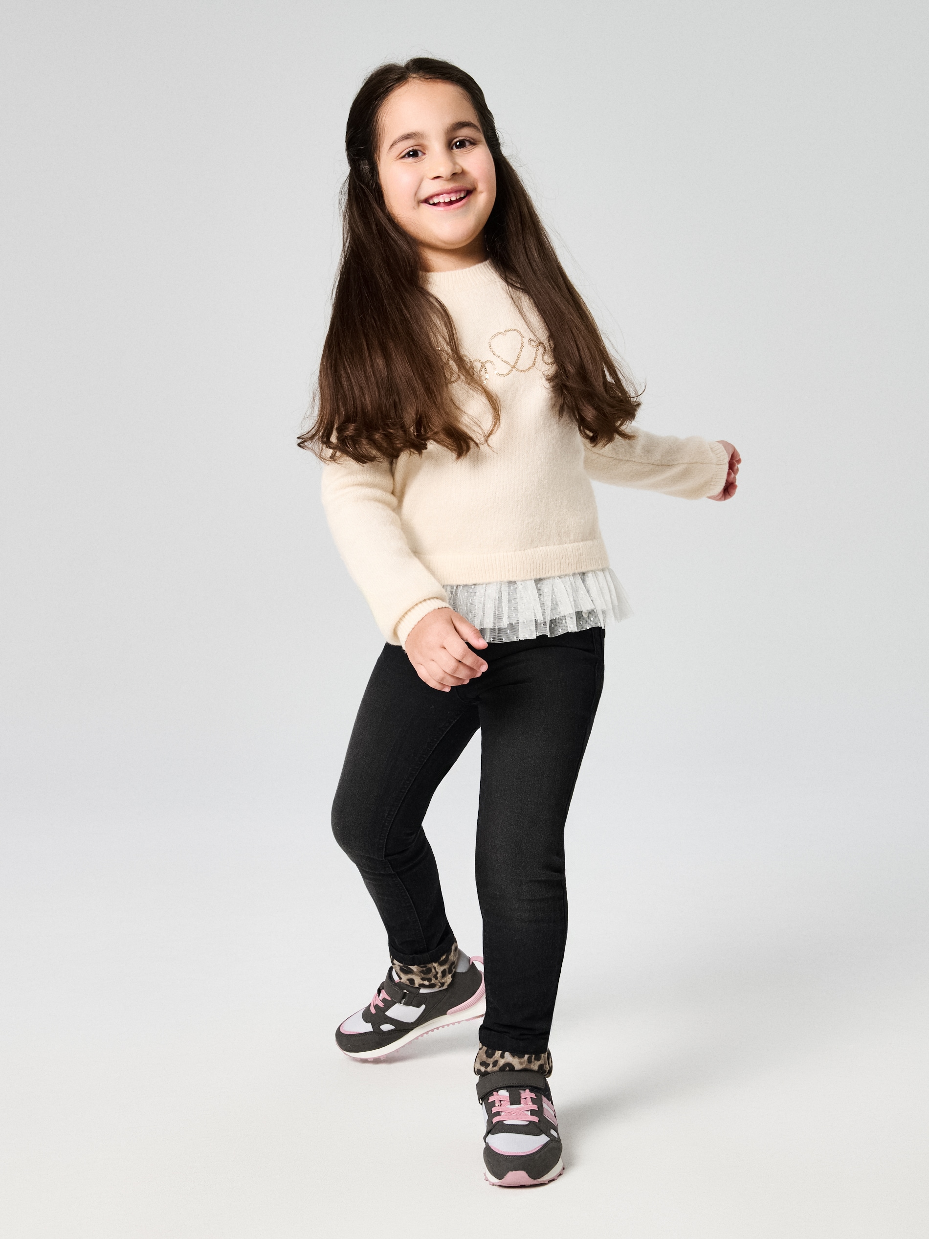 Sinsay - Τζιν παντελόνι slim γραμμής - γκρι φωτογραφία