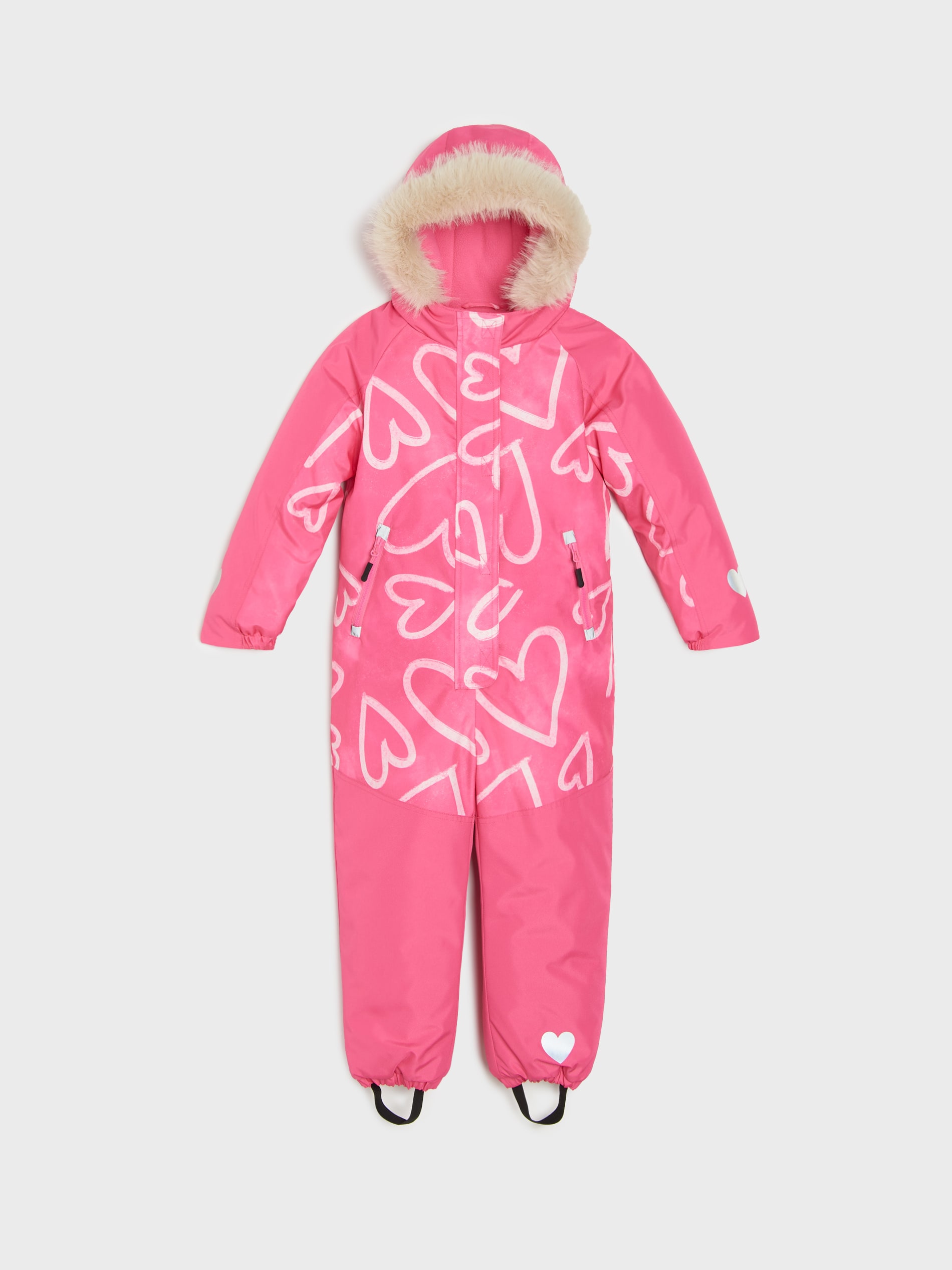 Sinsay - Μονωμένη στολή χιονιού - ροζ φωτογραφία