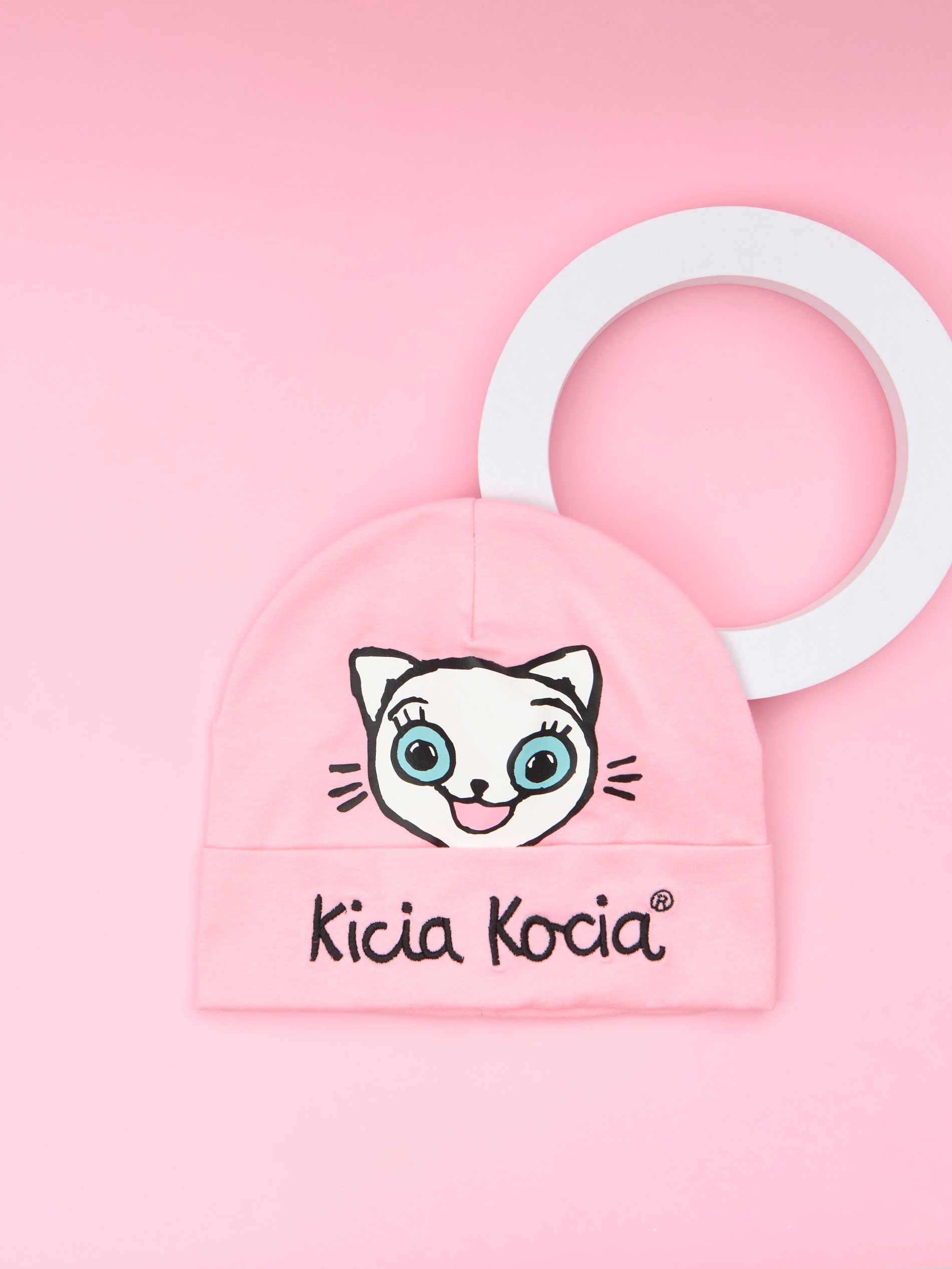 Sinsay - Czapka Kicia Kocia - różowy