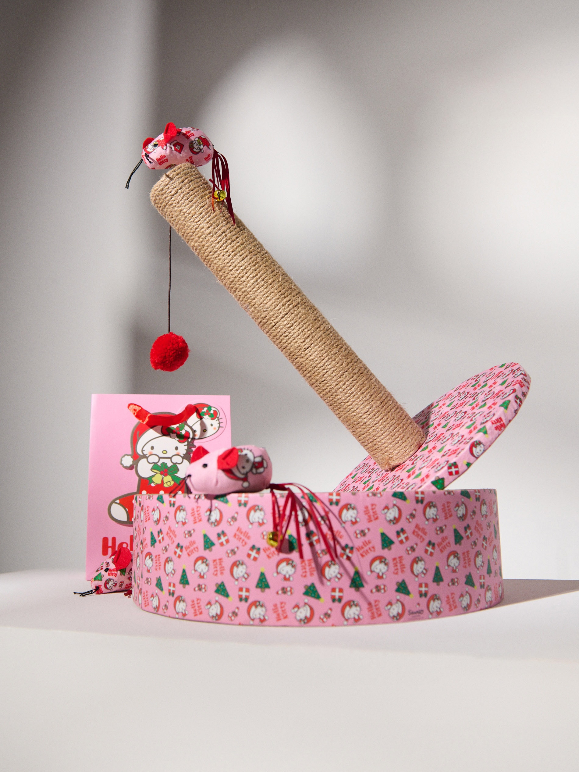 Sinsay - Παιχνίδια για γάτες σε σετ 3 τεμαχίων Hello Kitty - ροζ παστελ φωτογραφία