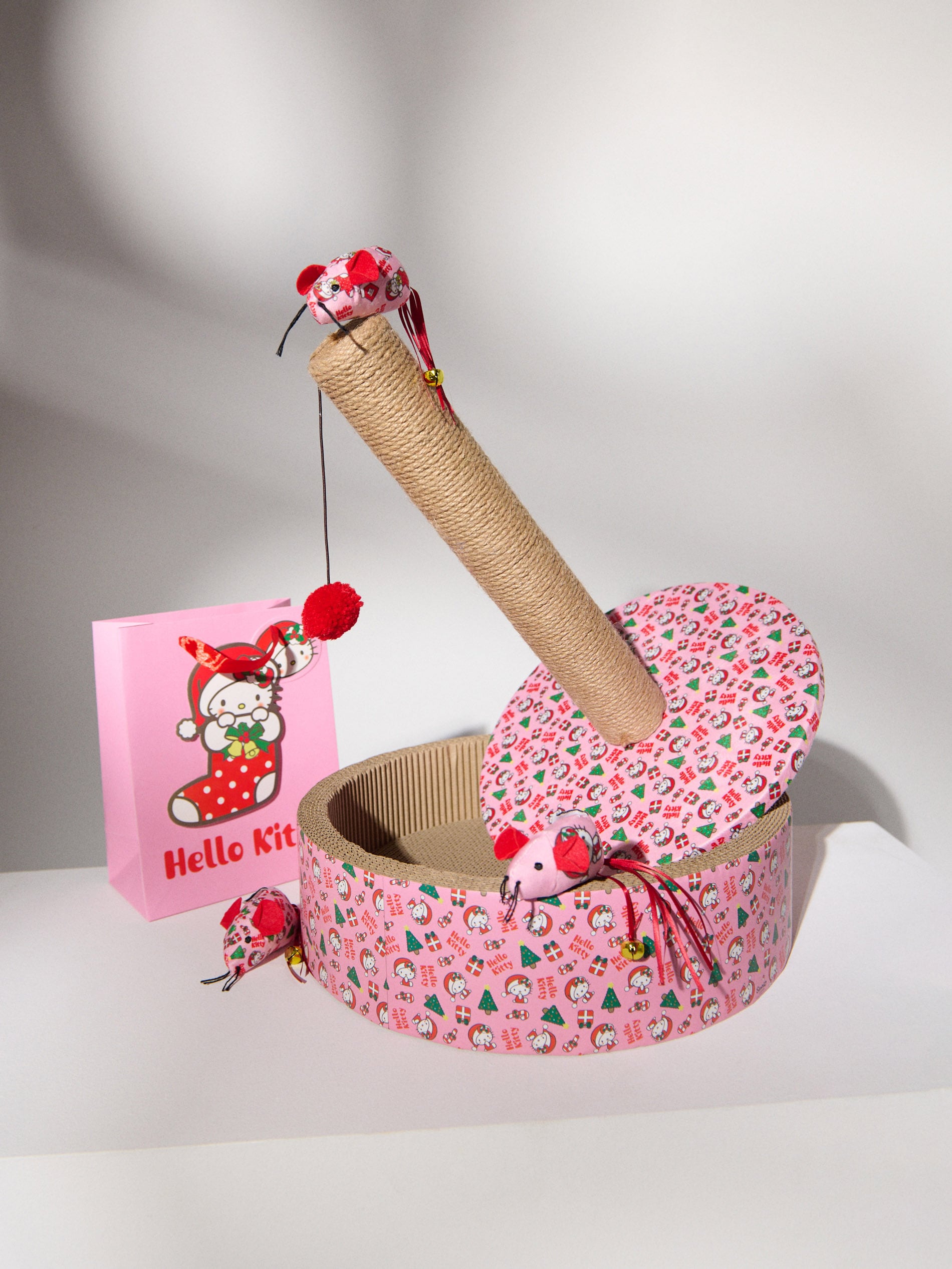 Sinsay - Παιχνίδια για γάτες σε σετ 3 τεμαχίων Hello Kitty - ροζ παστελ φωτογραφία