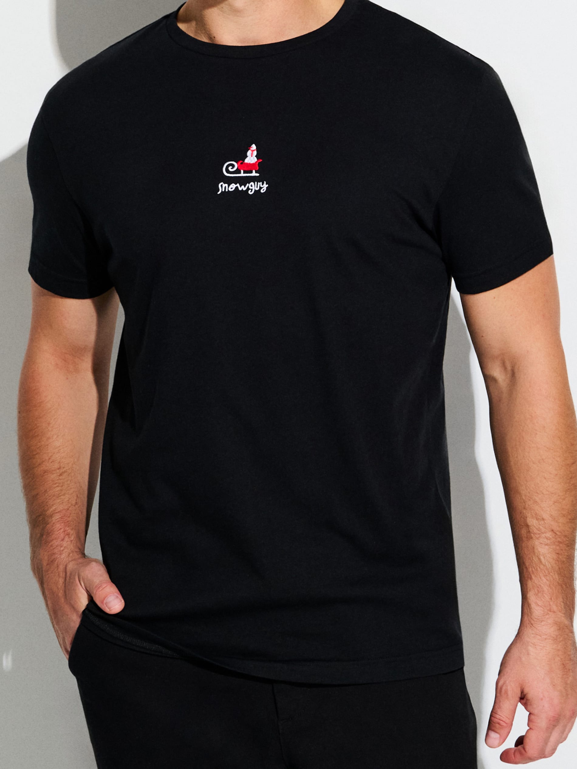 Sinsay - Βαμβακερό μπλουζάκι με στάμπα - μαυρο φωτογραφία