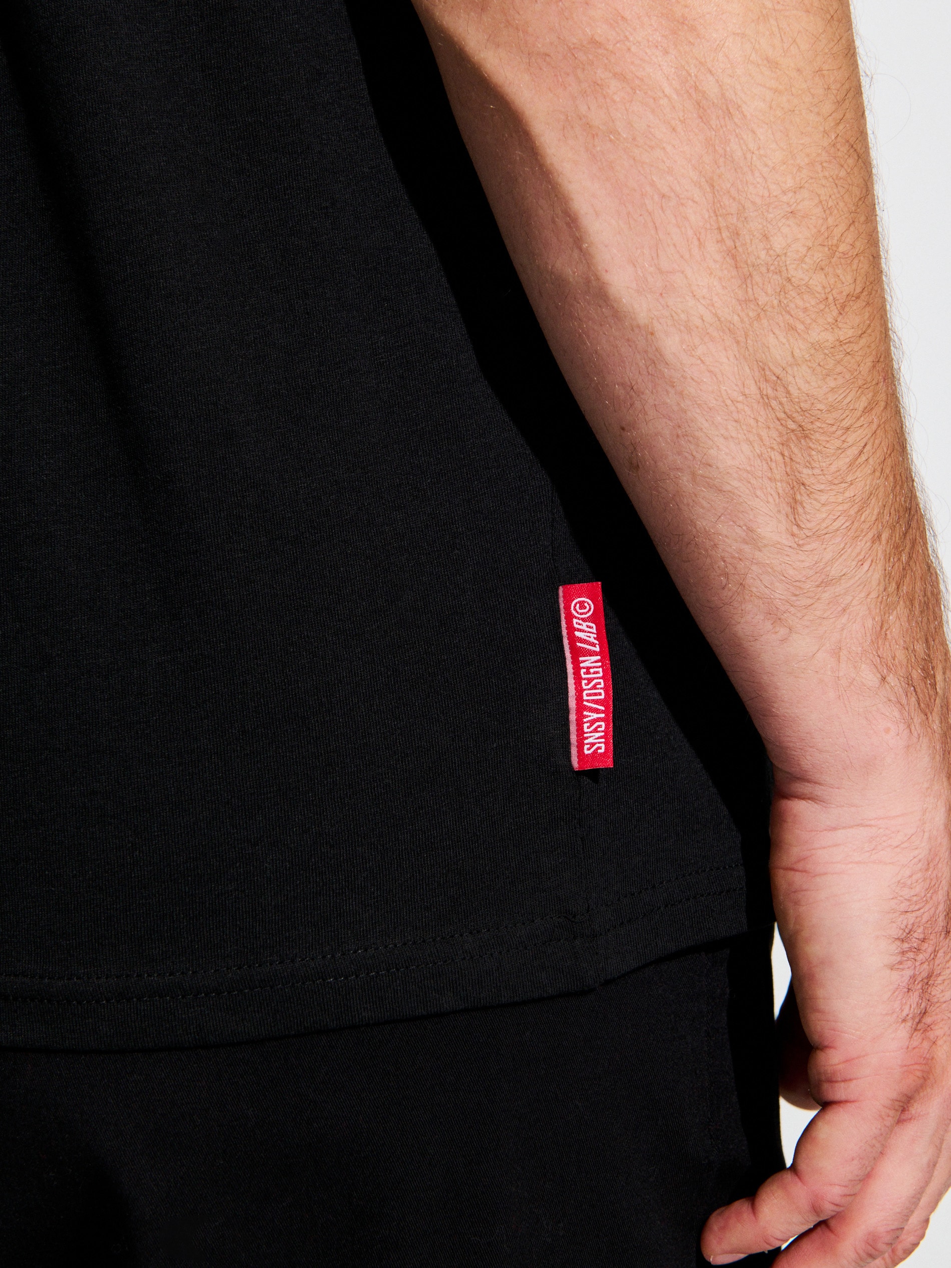 Sinsay - Βαμβακερό μπλουζάκι με στάμπα - μαυρο φωτογραφία