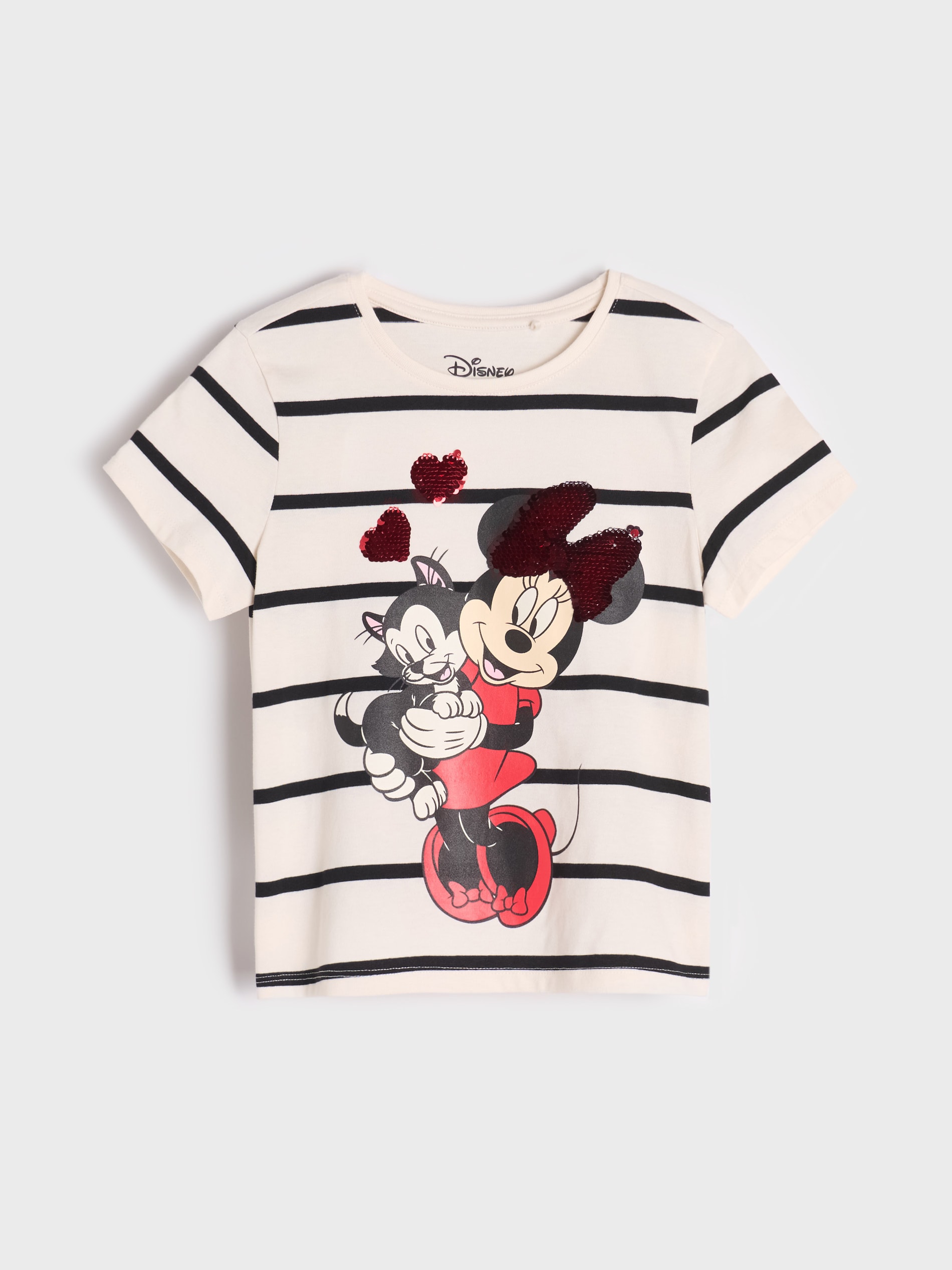 Sinsay - Tricou Disney Din Bumbac - Crem